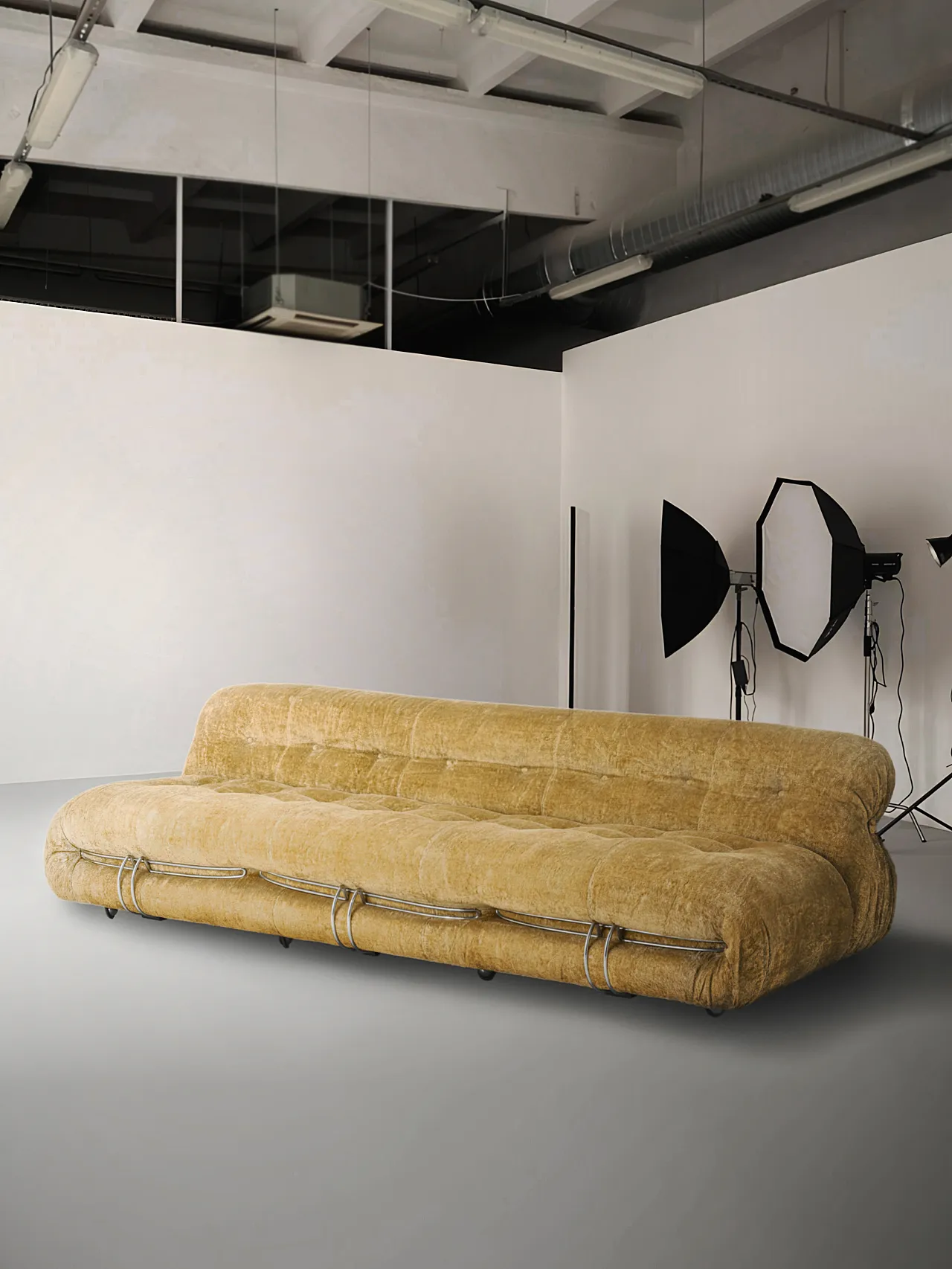 Soriana sofa  by Afra e Tobia Scarpa for Cassina, 70s 11