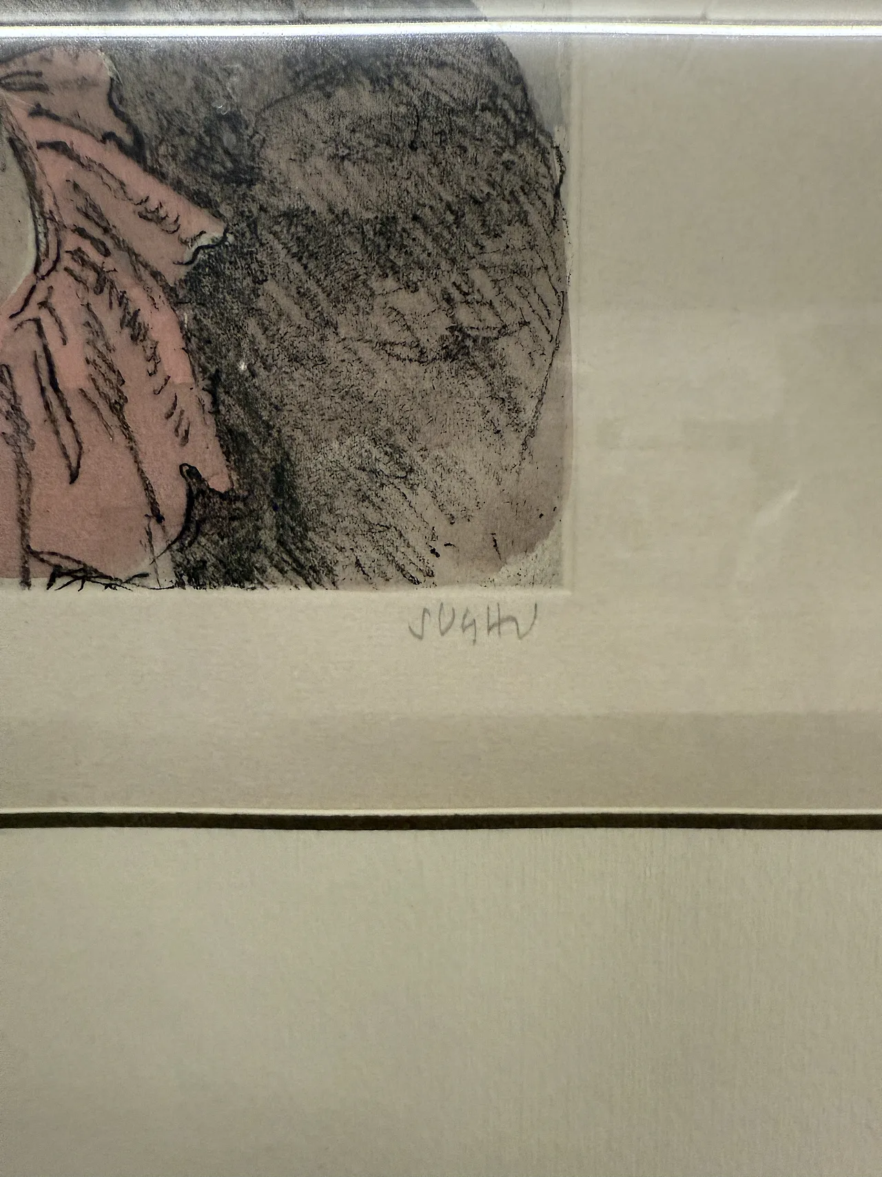 Incisione acquerellata, Alberto Sughi, Figure, primo '900 8