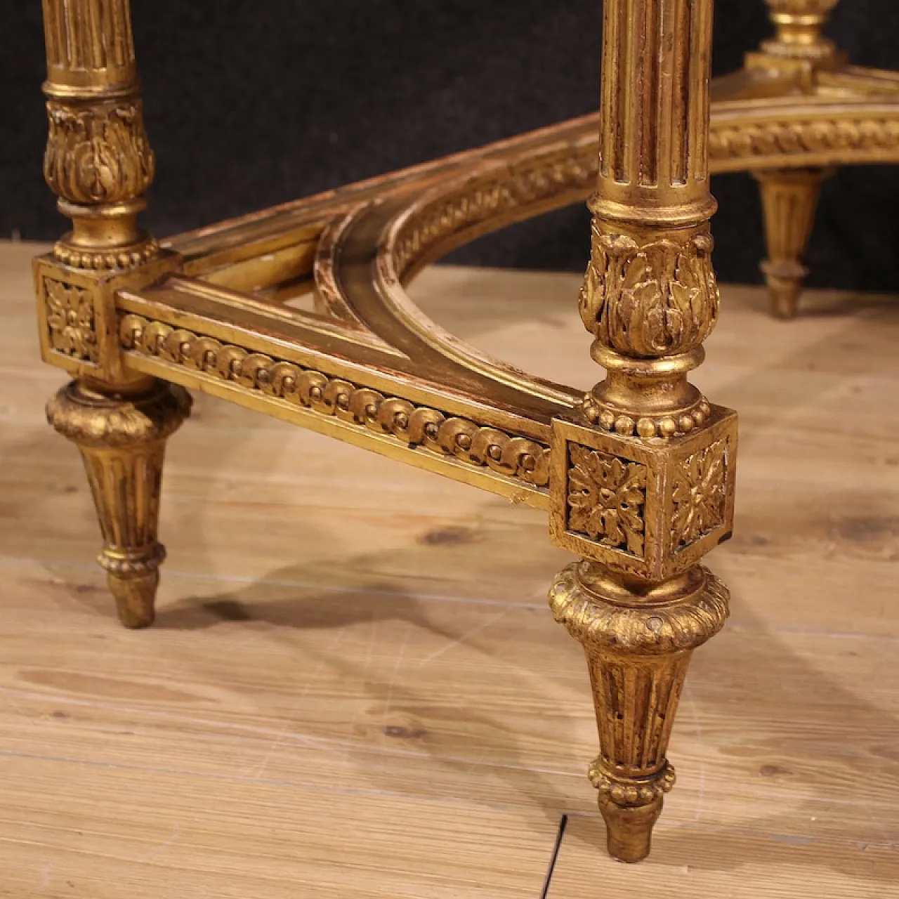 Lacquered and gilded coffee table by Sormani in Louis XVI style, 1920s 12