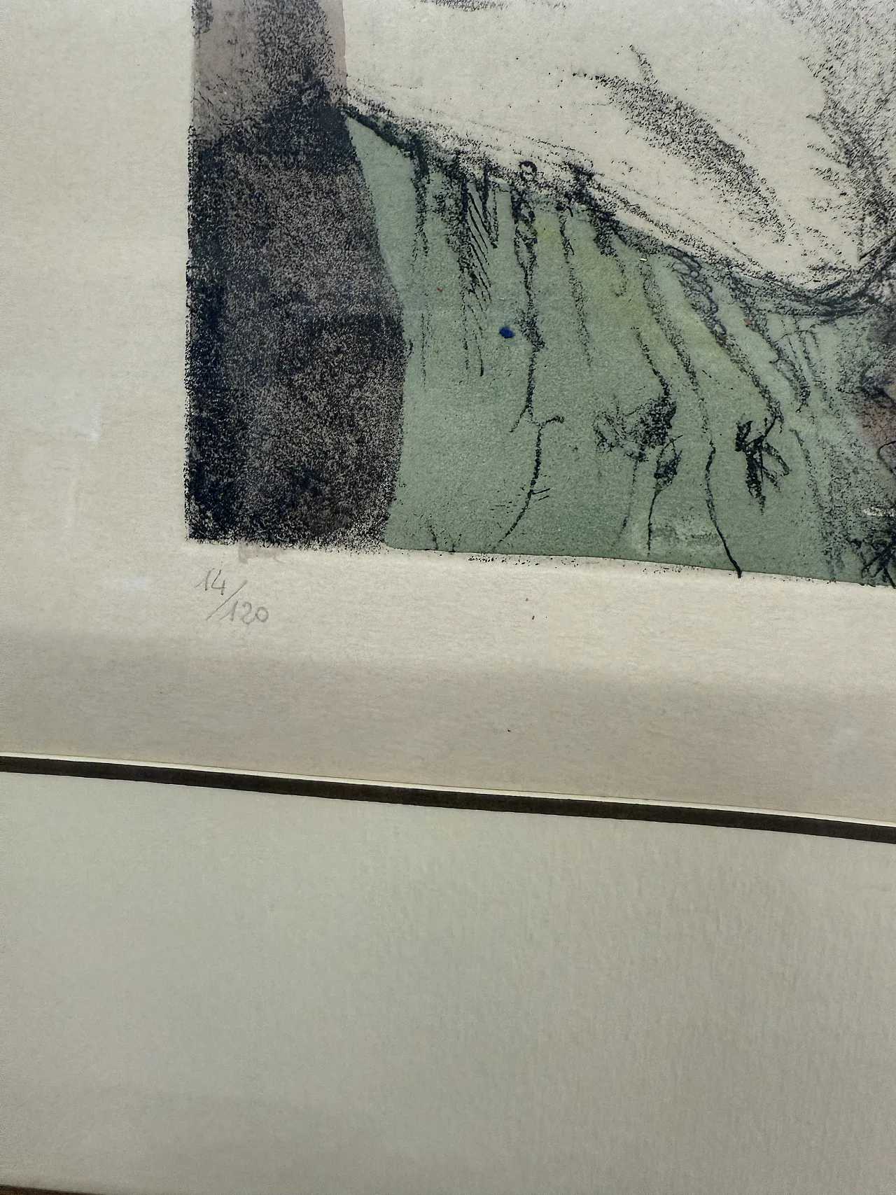 Incisione acquerellata, Alberto Sughi, Figure, primo '900 11