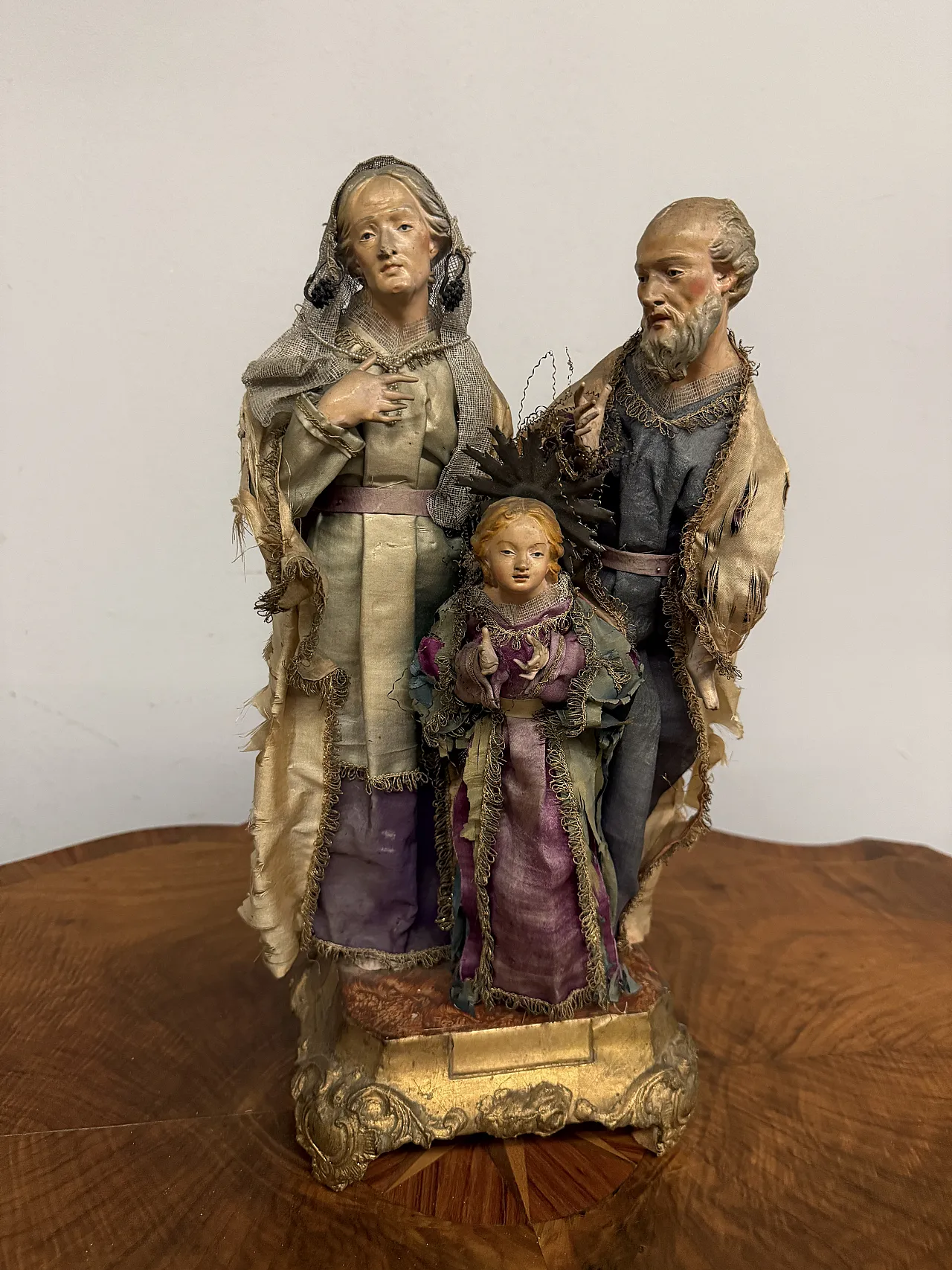 Gruppo scultoreo natività in terracotta, '600 3