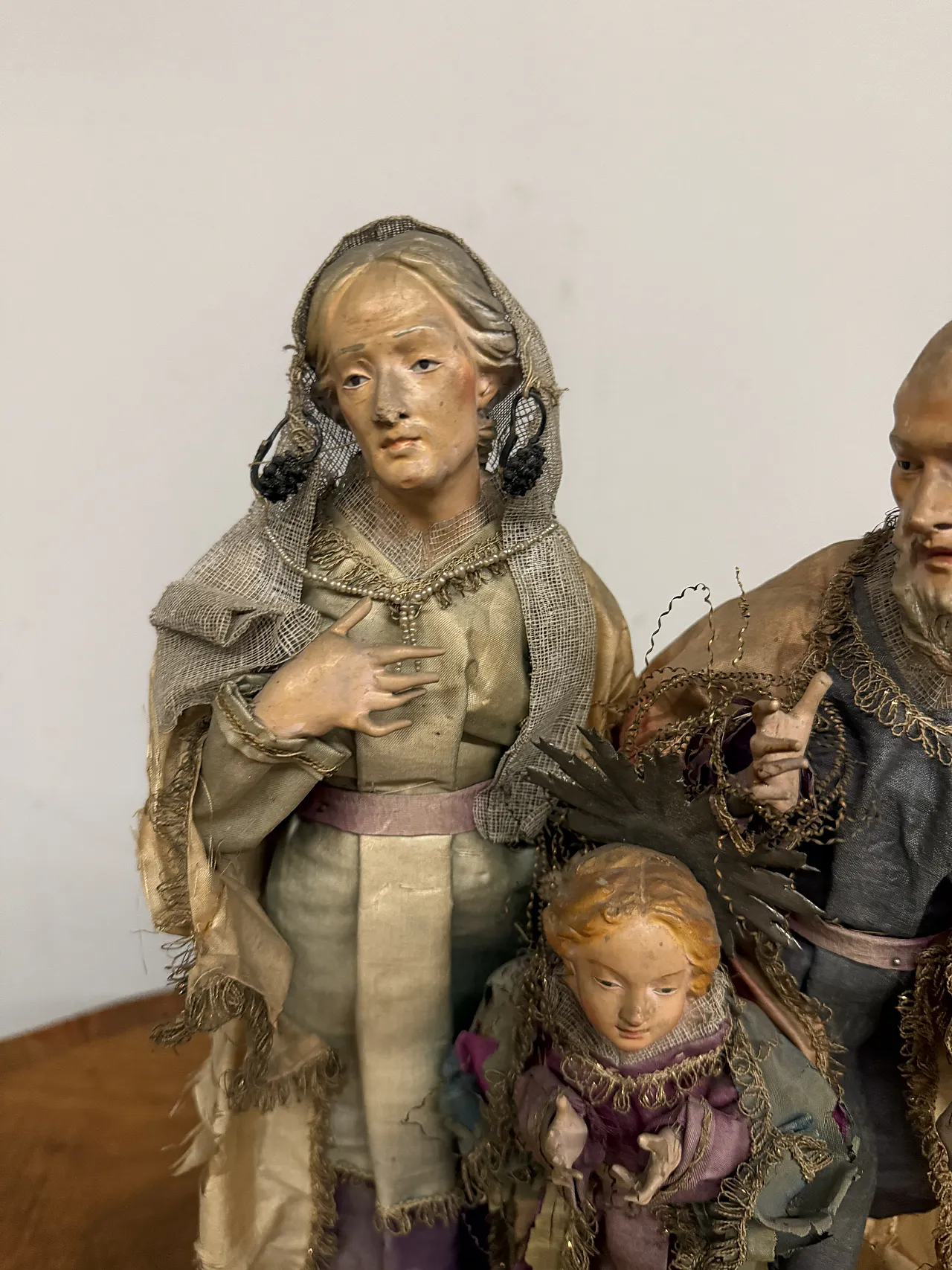 Gruppo scultoreo natività in terracotta, '600 4