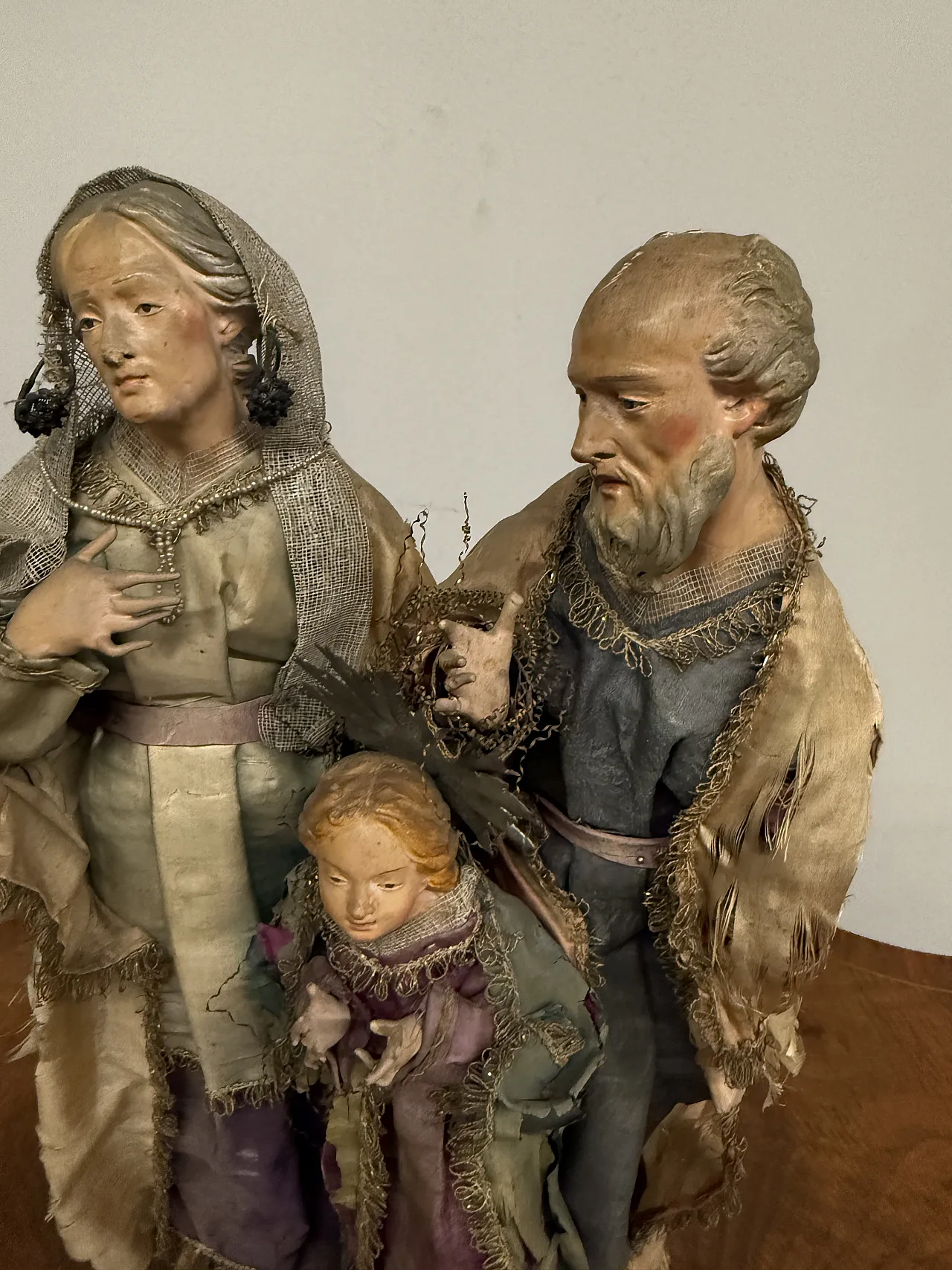 Gruppo scultoreo natività in terracotta, '600 5
