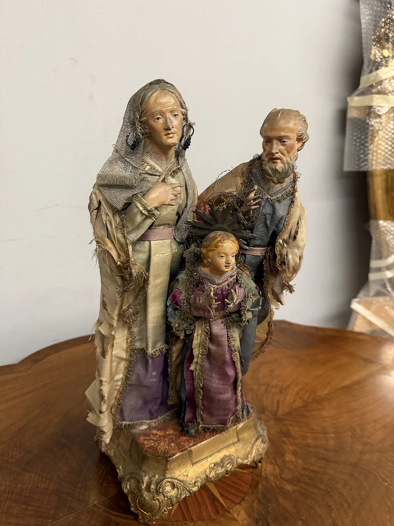 Gruppo scultoreo natività in terracotta, '600 8