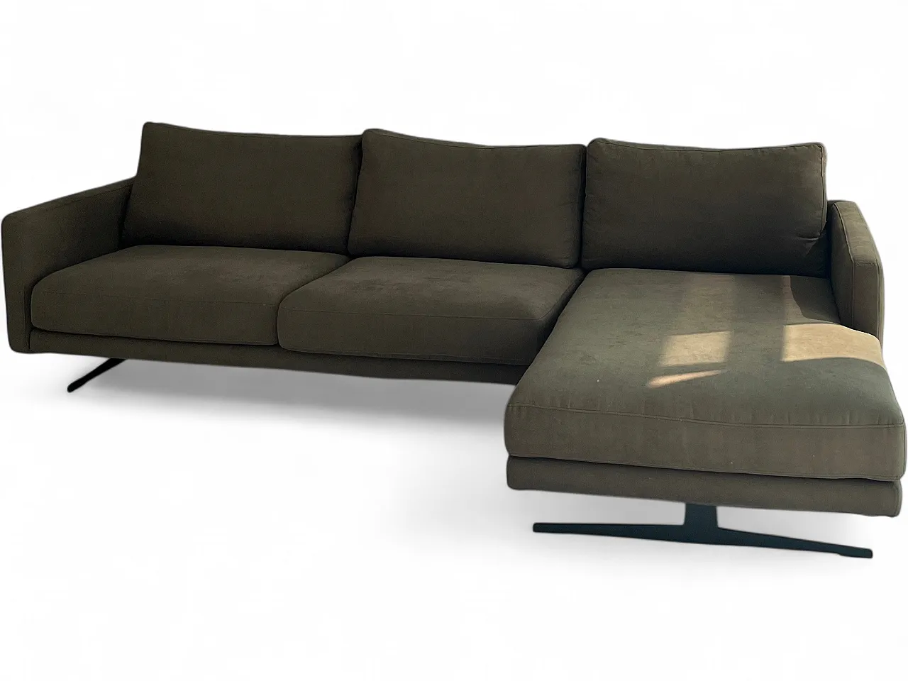 Divano con chaise longue, anni 2000 4