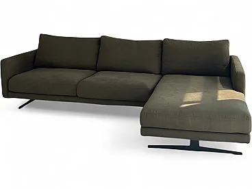 Divano con chaise longue, anni 2000