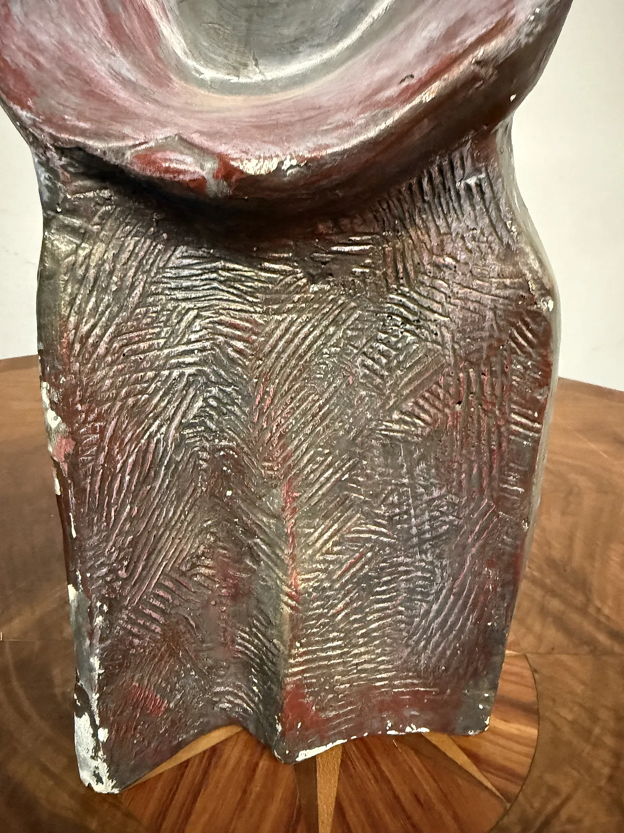 Scultura in gesso raffigurante la Vergine Maria, anni '50 5