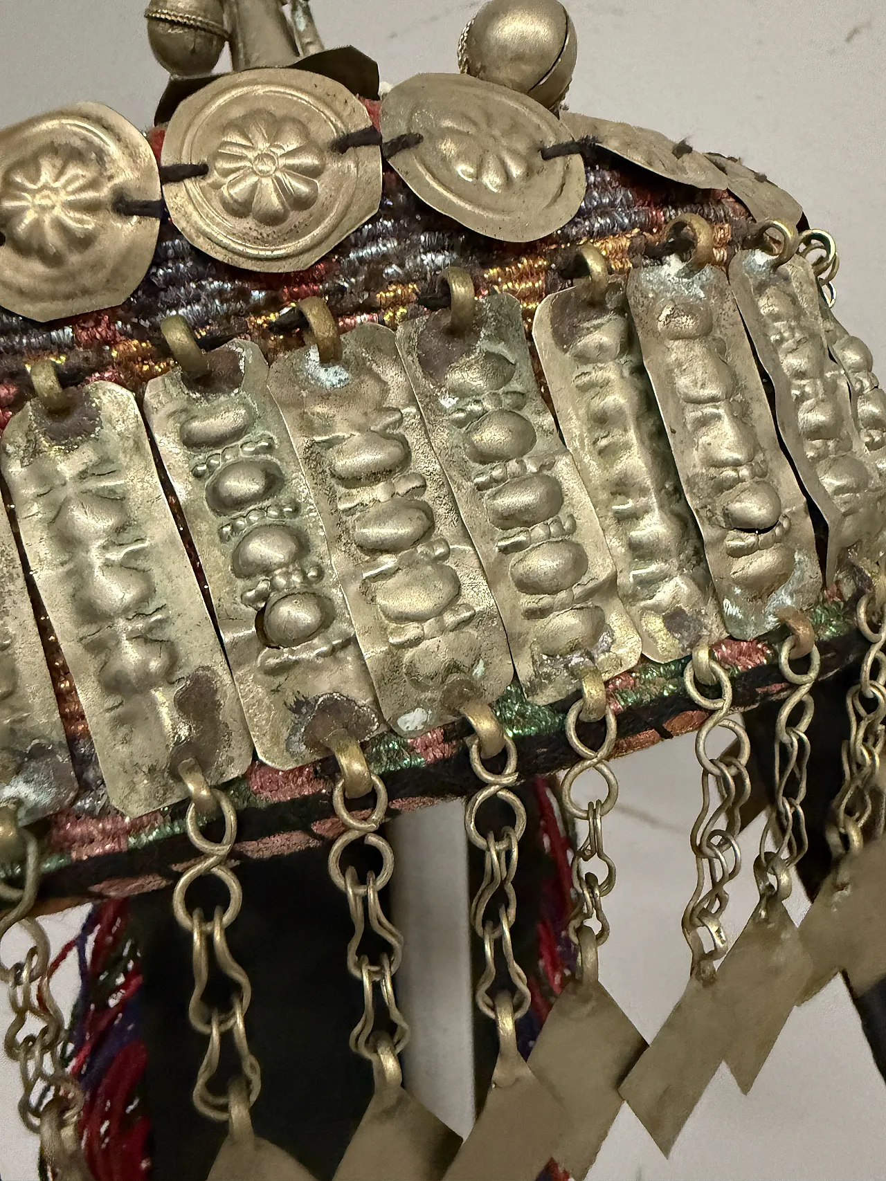 Turkmen wedding headdress, 20th century 7