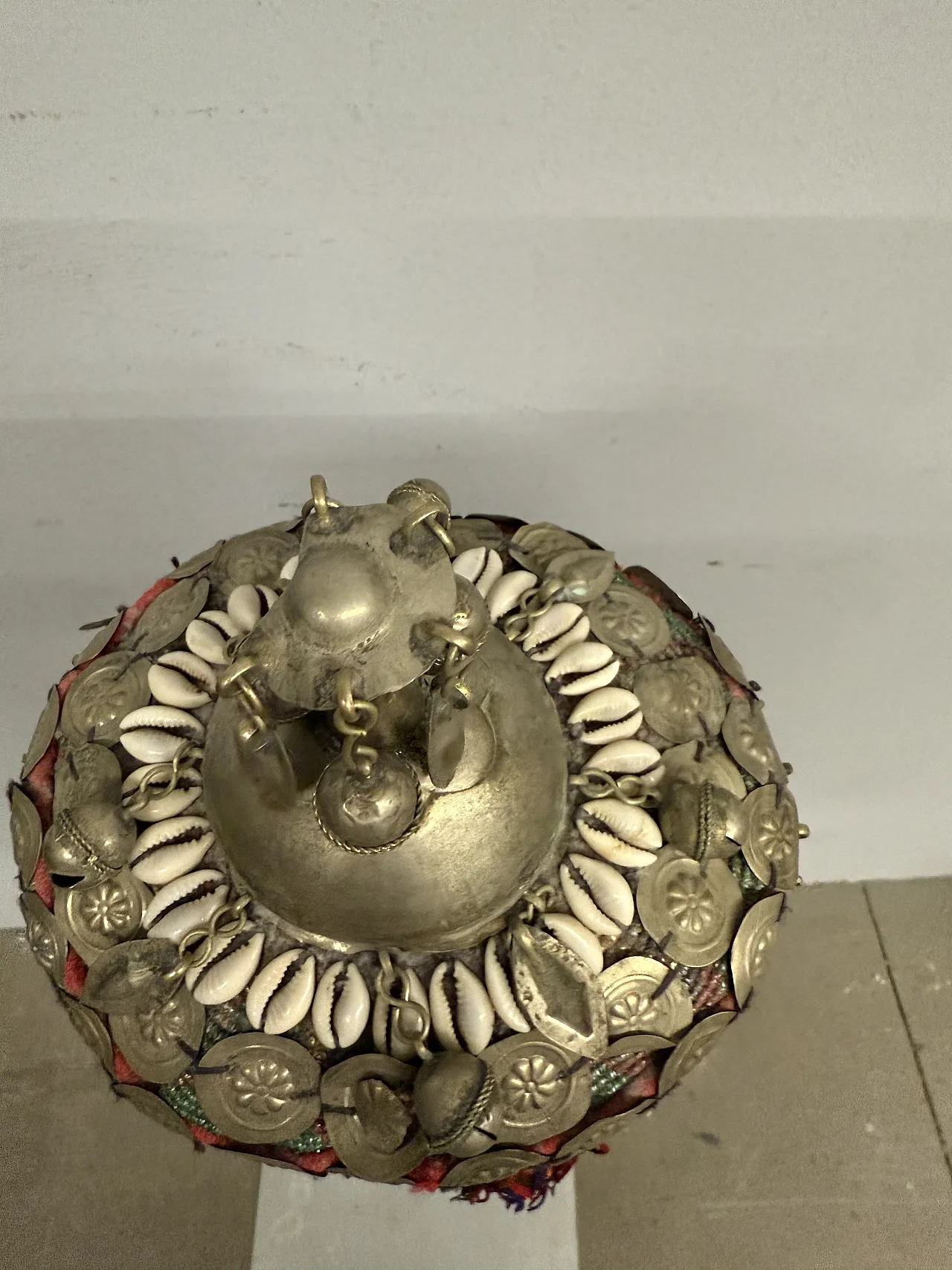 Turkmen wedding headdress, 20th century 12