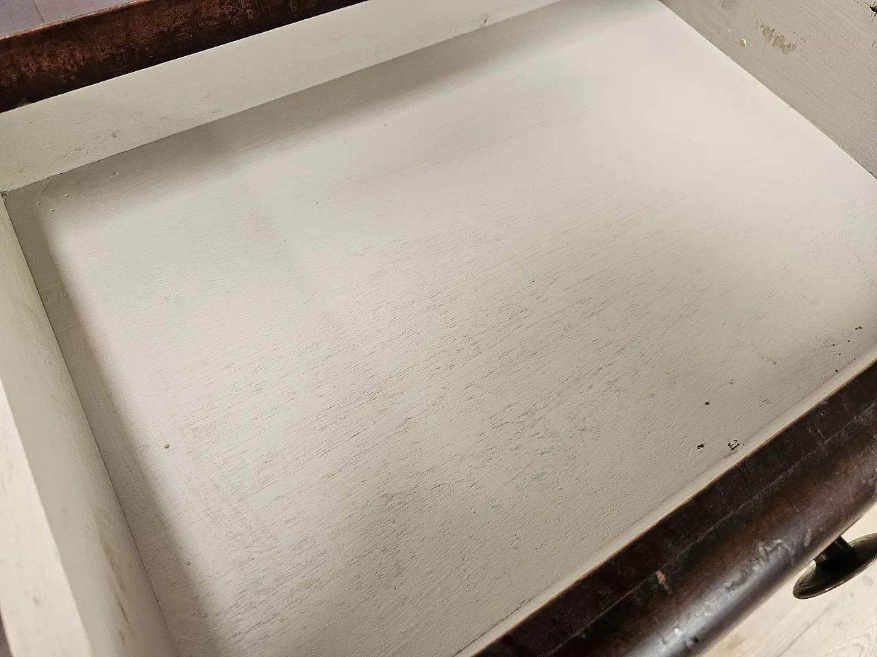 Art Deco bedside tables in oak root 10