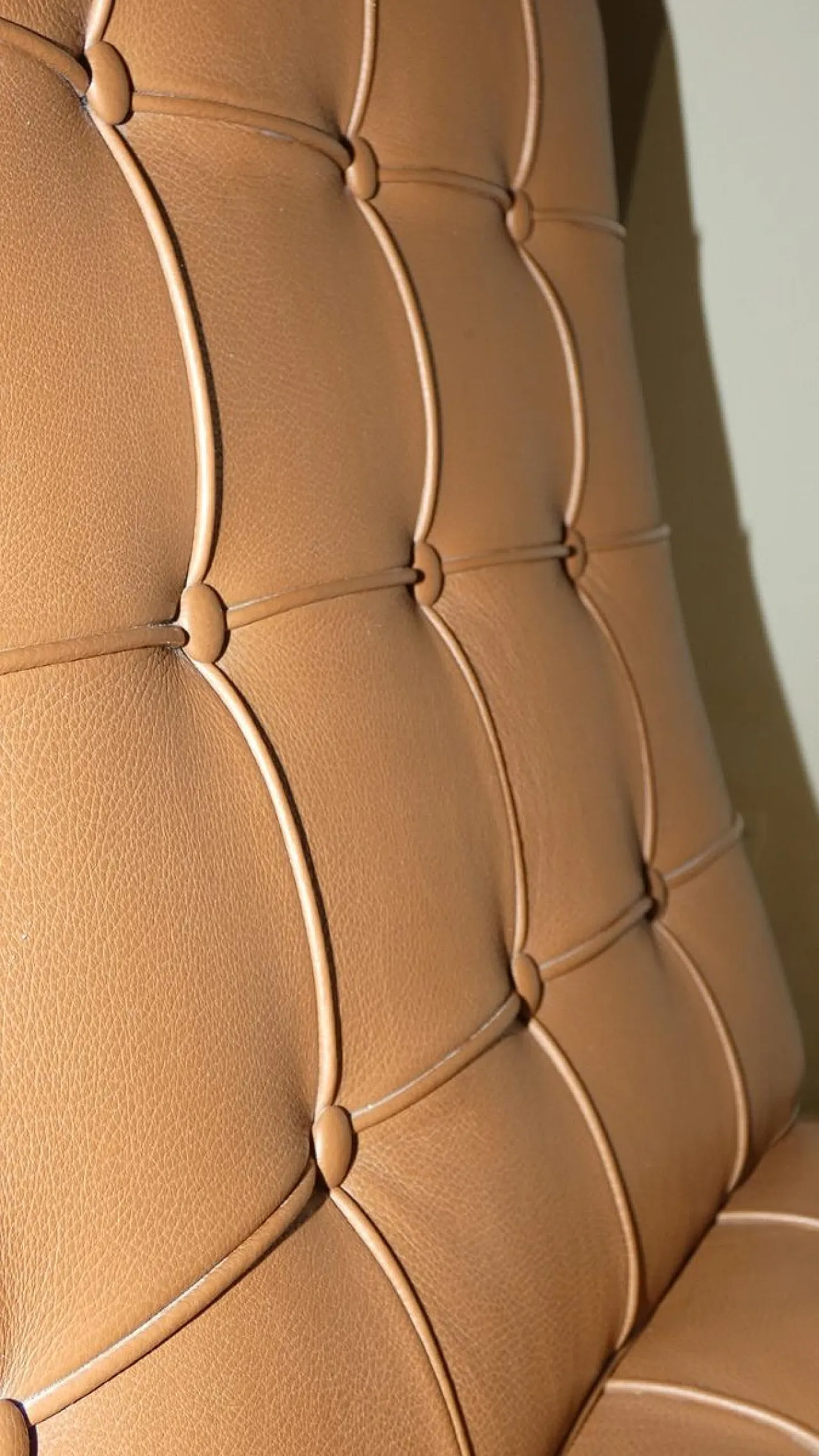 Chair in steel and leather in the style of Knoll, 1980s 15