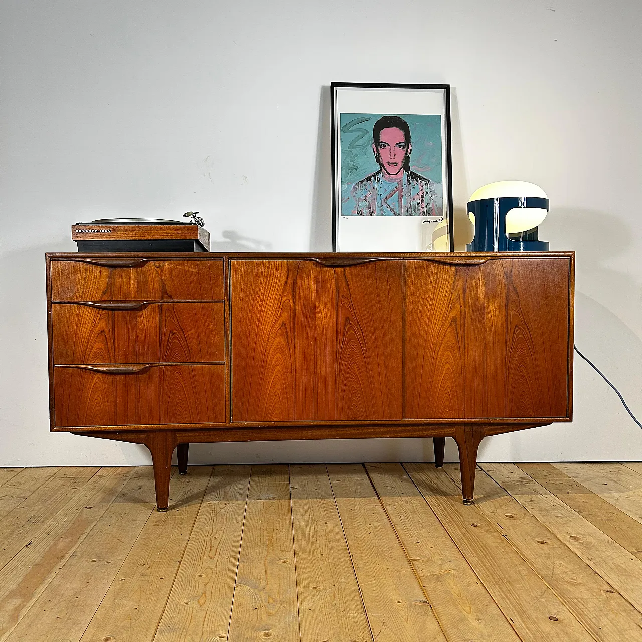 Sideboard A.H. McIntosh in teak scozzese Mid-Century, anni ’60 10