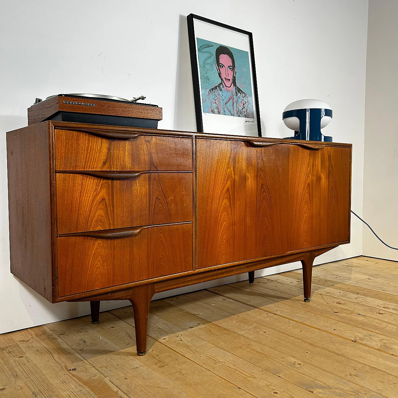 Sideboard A.H. McIntosh in teak scozzese Mid-Century, anni ’60 11