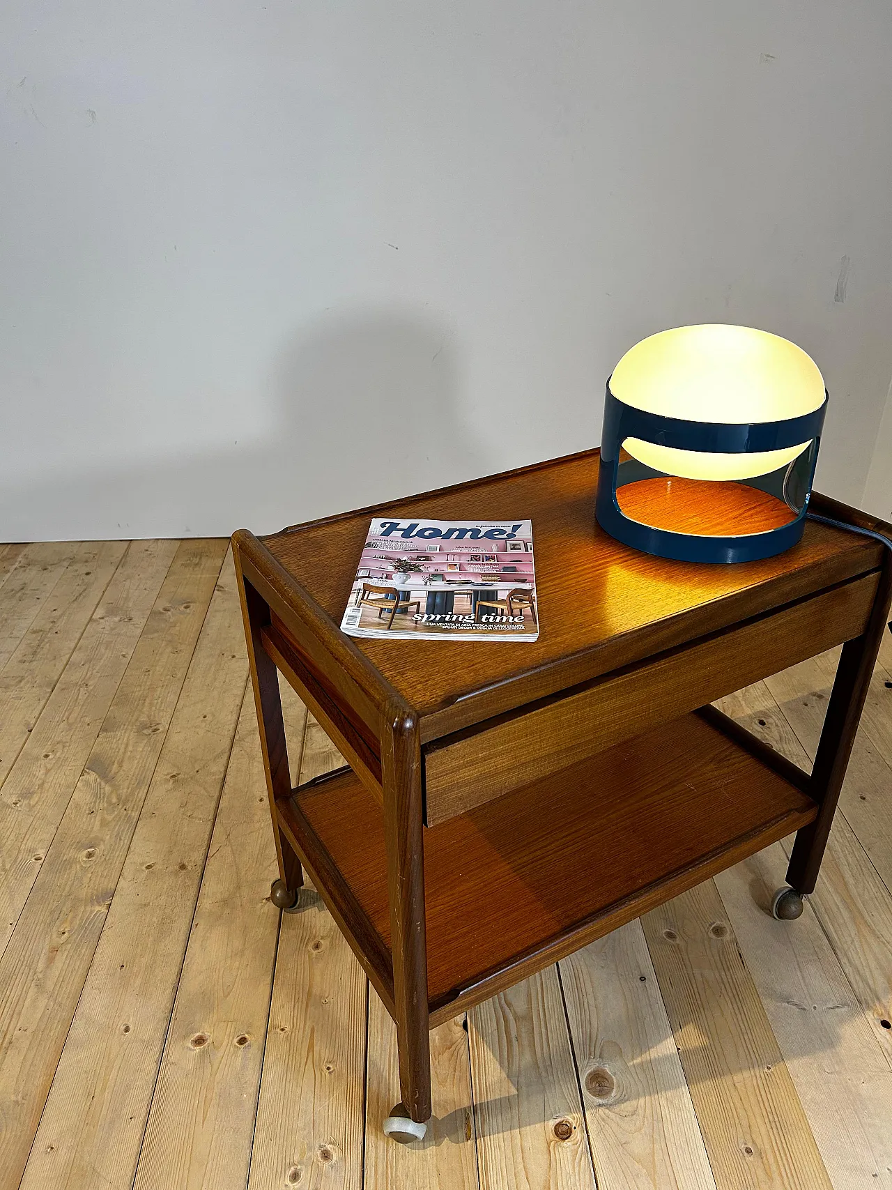 Bar trolley danese in teak Scandinavian Modern, anni ’60 11