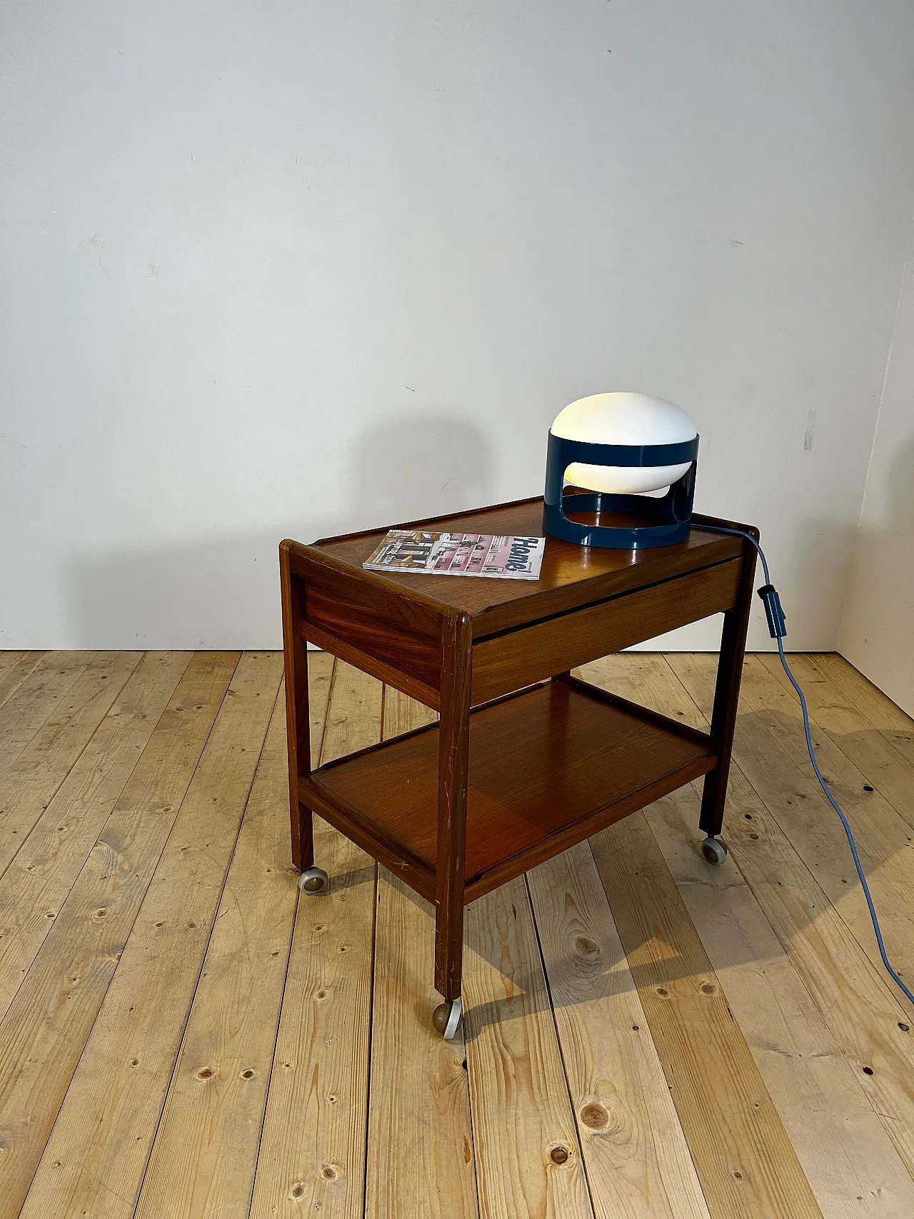 Bar trolley danese in teak Scandinavian Modern, anni ’60 13