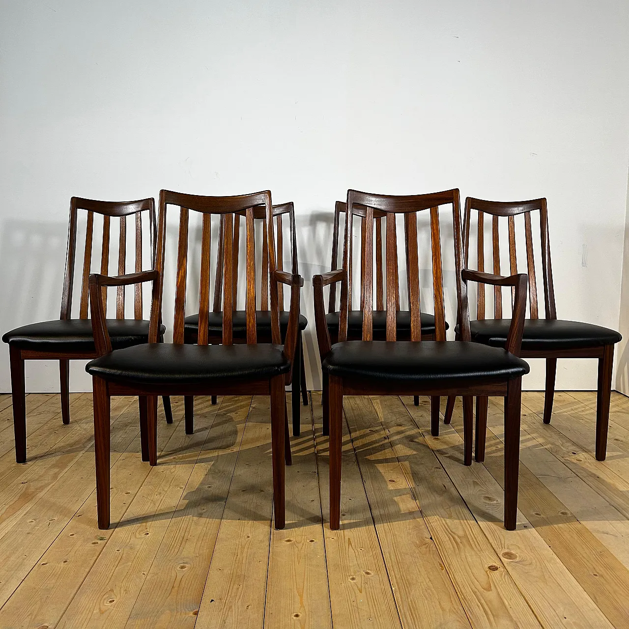 6 Sedie G Plan in teak inglese Mid-Century, anni ’60 2
