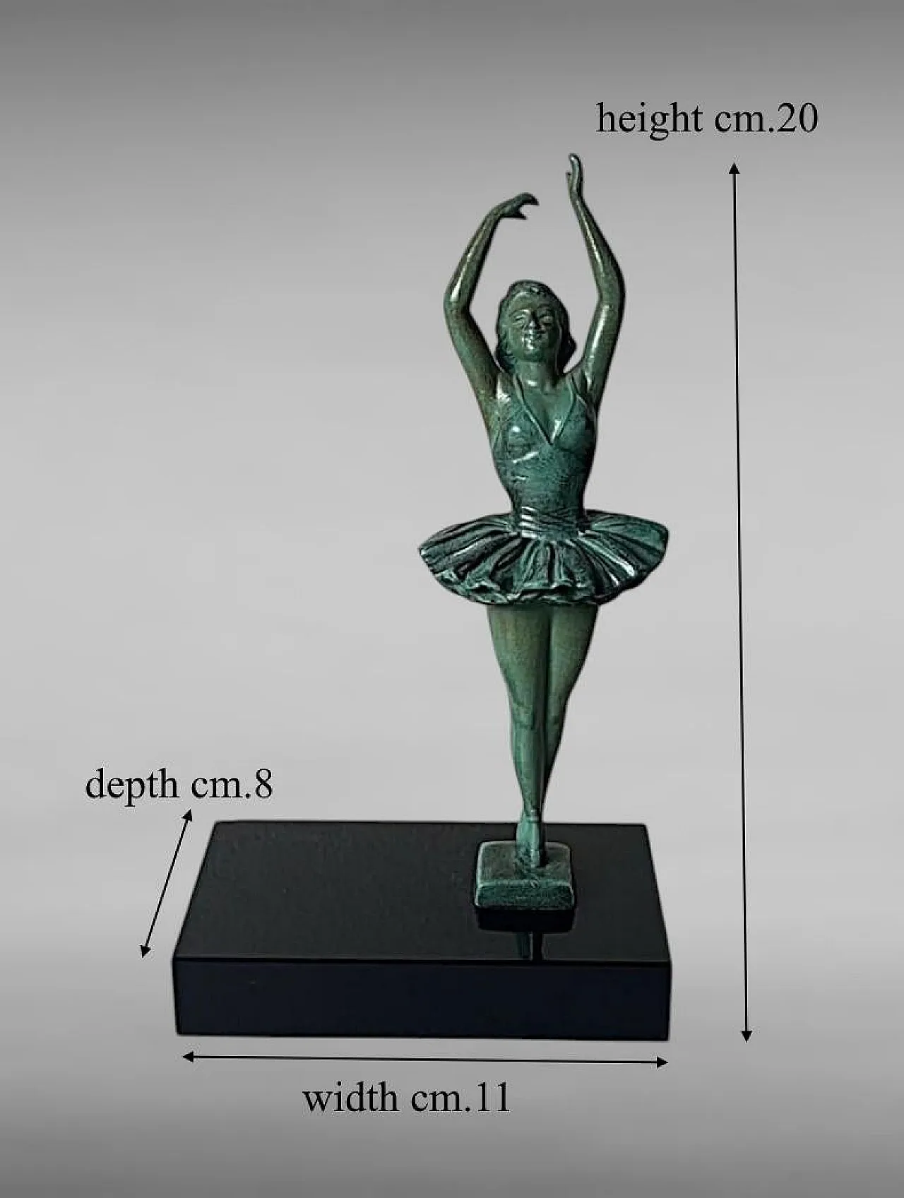 Coppia di reggilibri a ballerina in spelta e marmo di Marquina,anni 30 20
