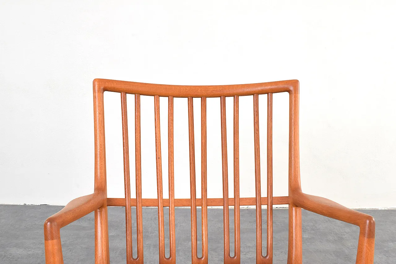 Sedia a dondolo ML33 in quercia di Hans J. Wegner per A/S Mikael Laursen, anni '50 13