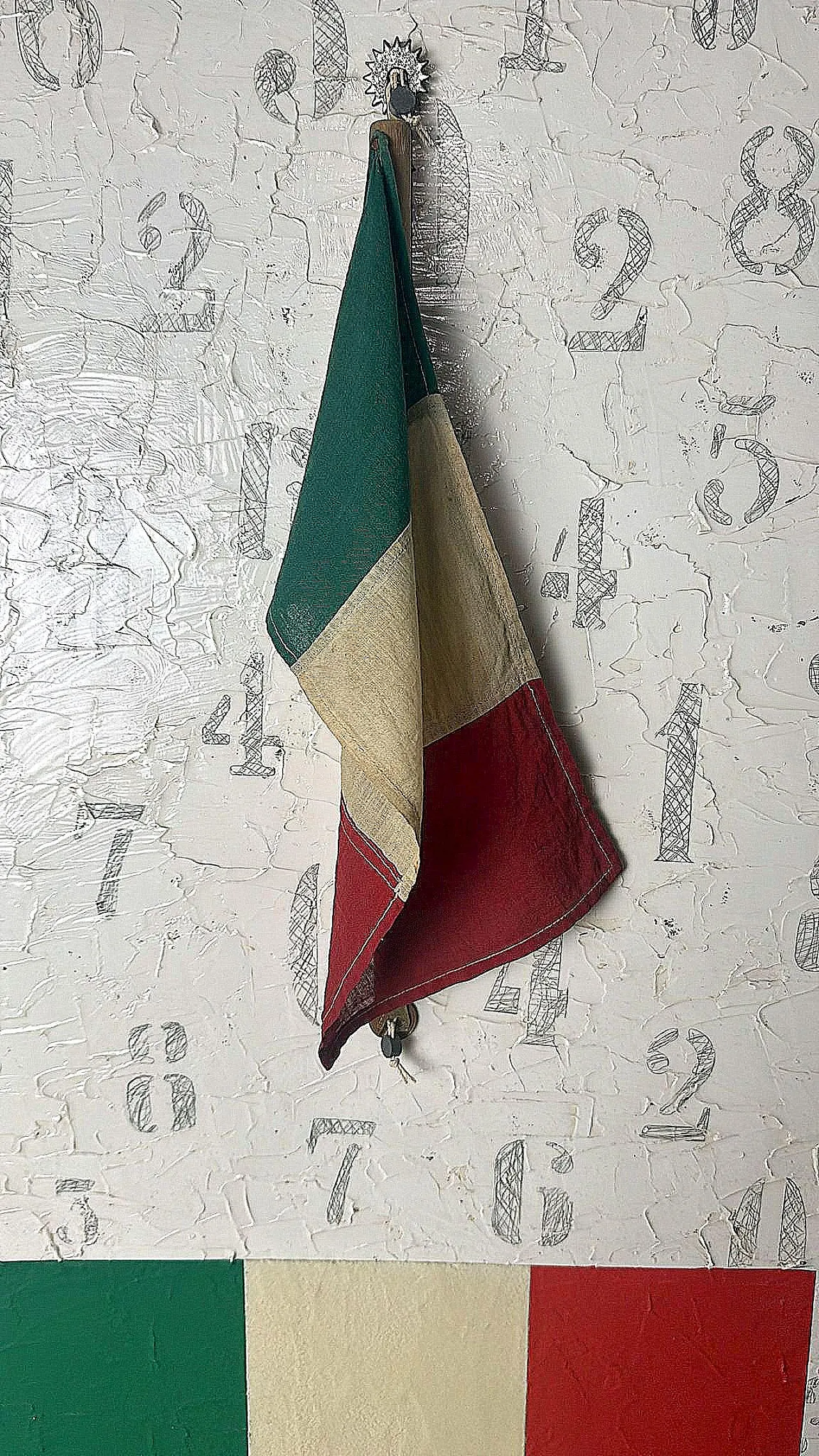 Minimalist mixed-media painting By Lella Rendesi, 2000s 4