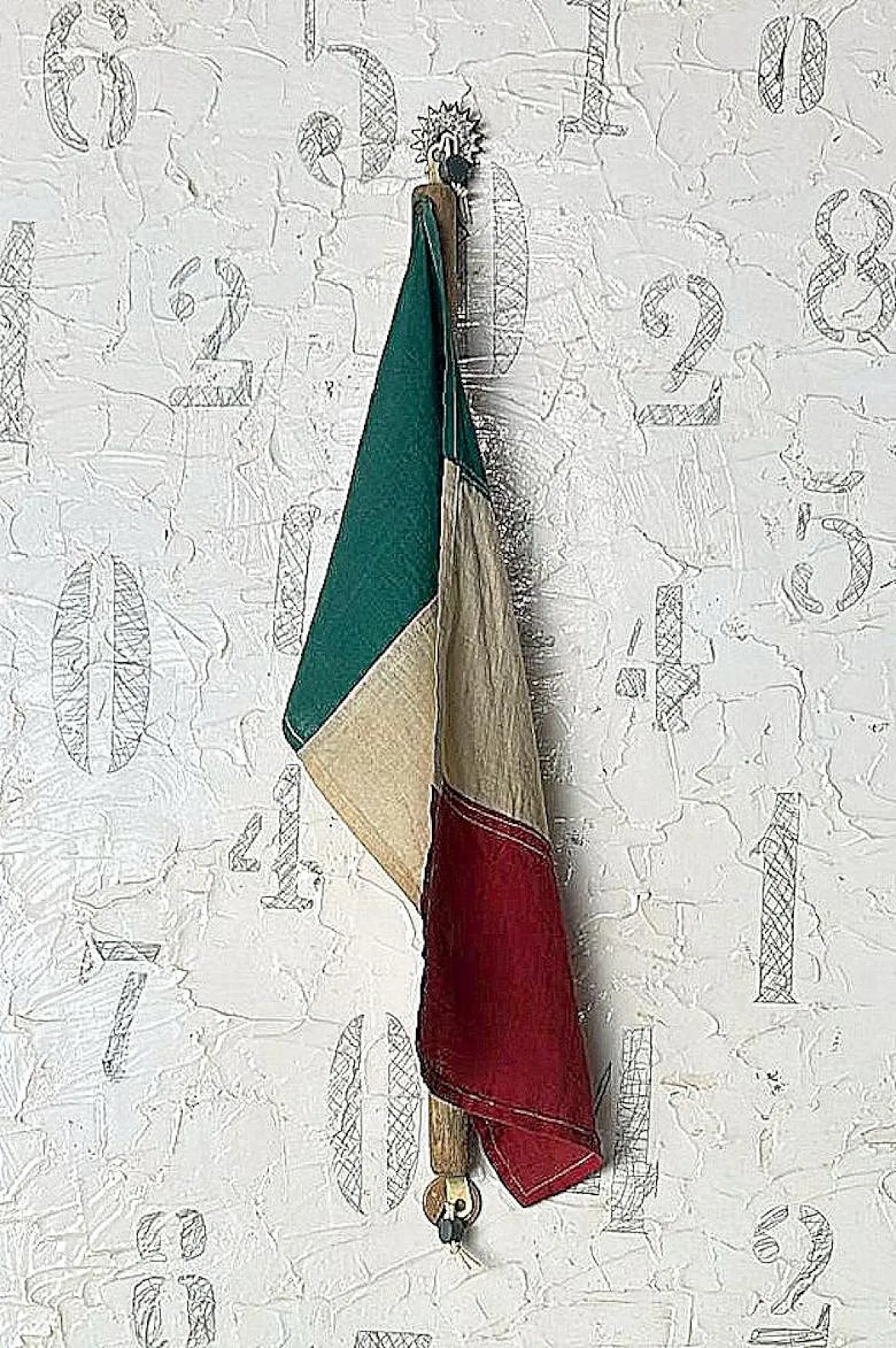 Minimalist mixed-media painting By Lella Rendesi, 2000s 6