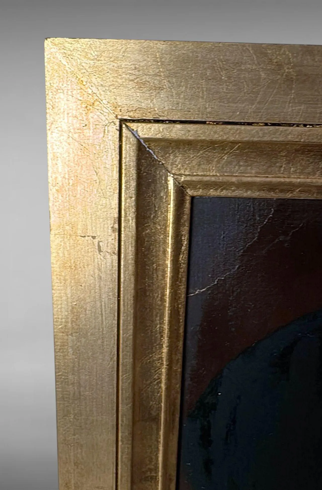 Portrait of a Young Woman, oil on canva with giltwood frame, 1940s 15