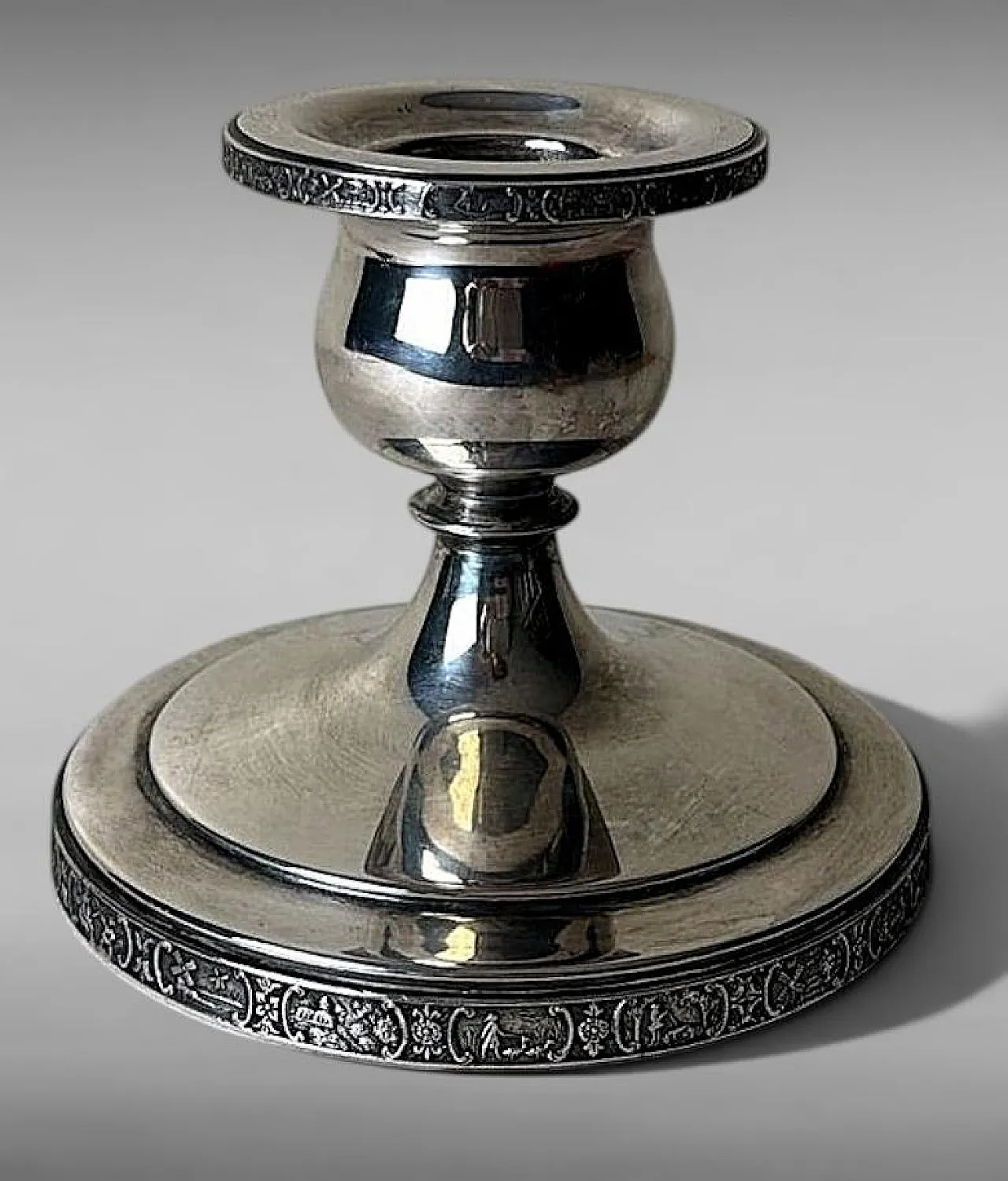 Coppia di candelabri in argento Dutchardt di Bernard Rice, anni '50 10