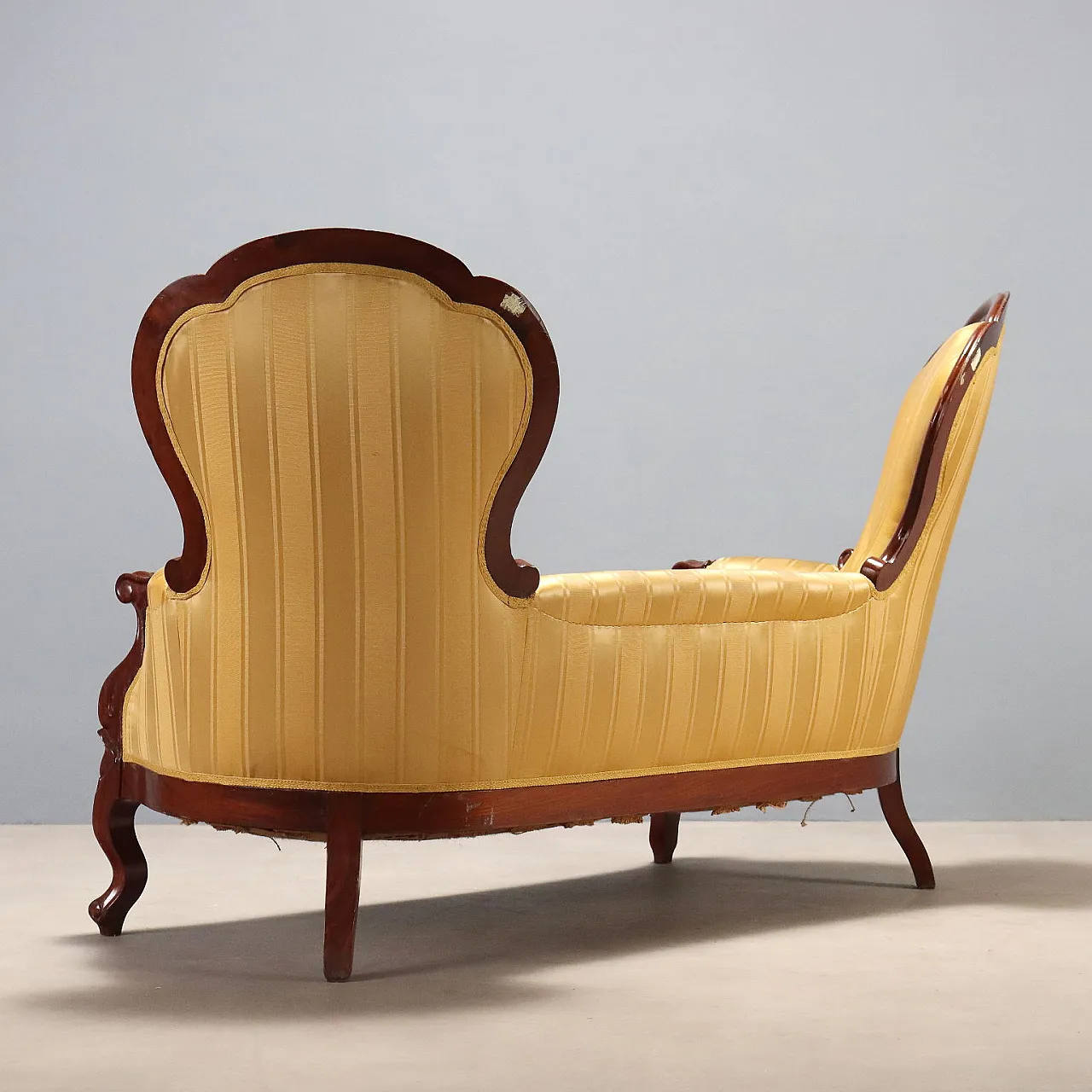 Mahogany conversation sofa, 19th century 8