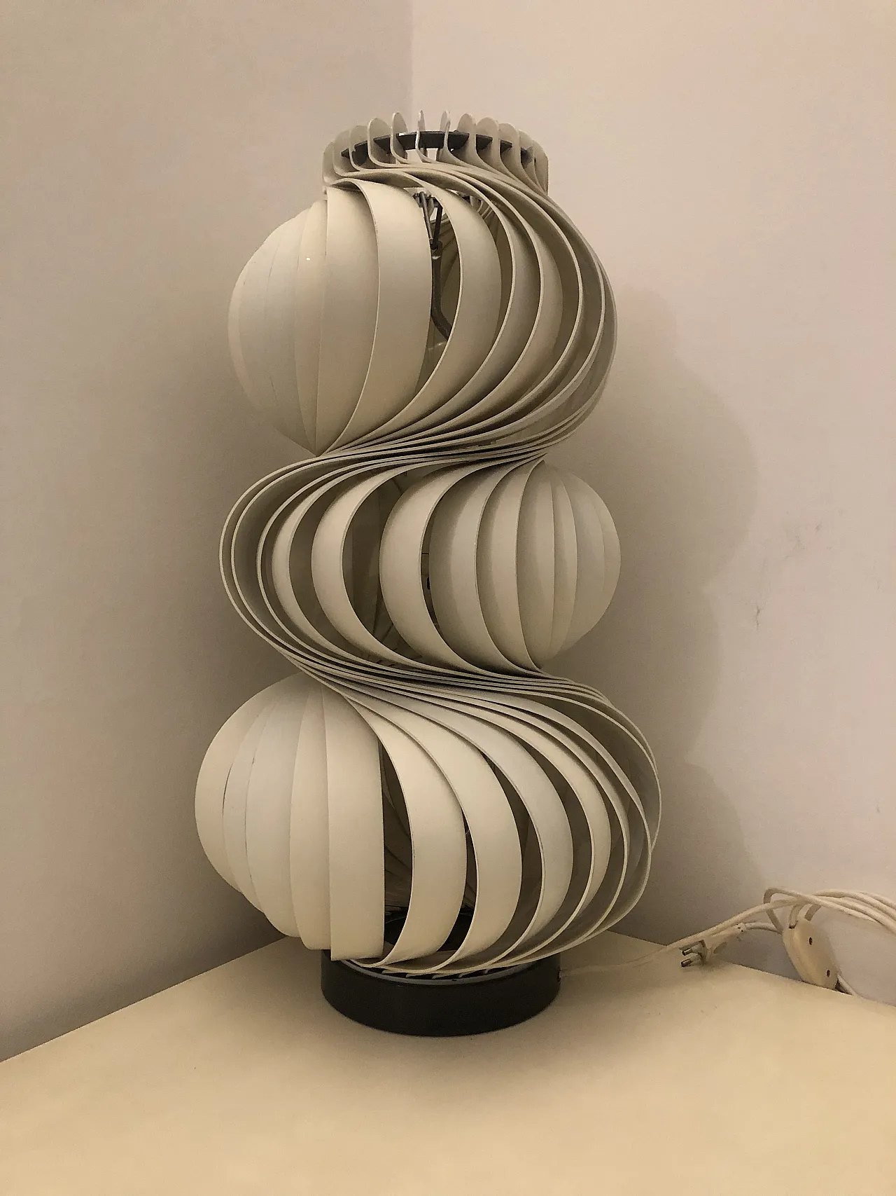 Lampada da Tavolo Medusa Olaf Von Bohr per Vallenti, anni '70 1