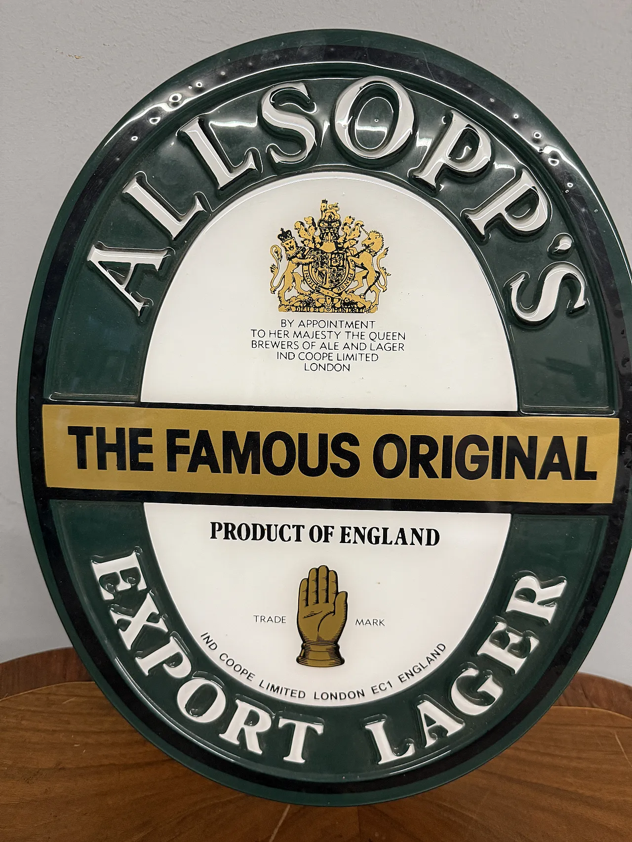 Allsopp's double-sided sign, 20th century 2