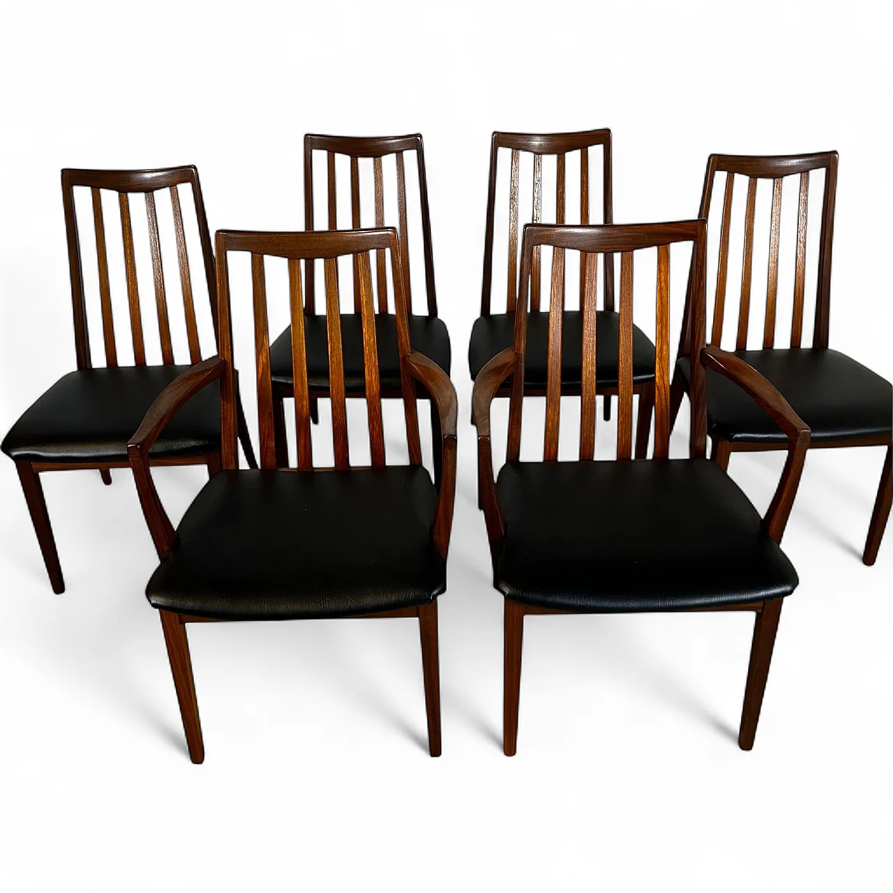 6 Sedie G Plan in teak inglese Mid-Century, anni ’60 12