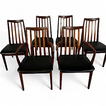 6 Sedie G Plan in teak inglese Mid-Century, anni ’60