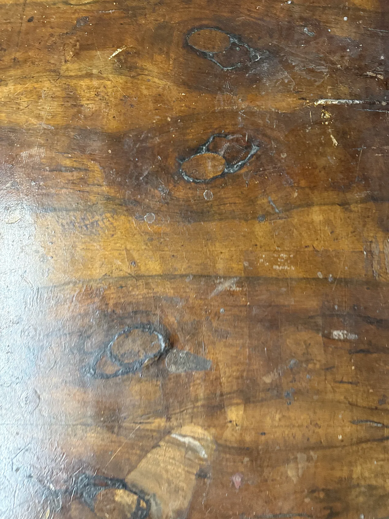 Console in in solid walnut, 19th century 15