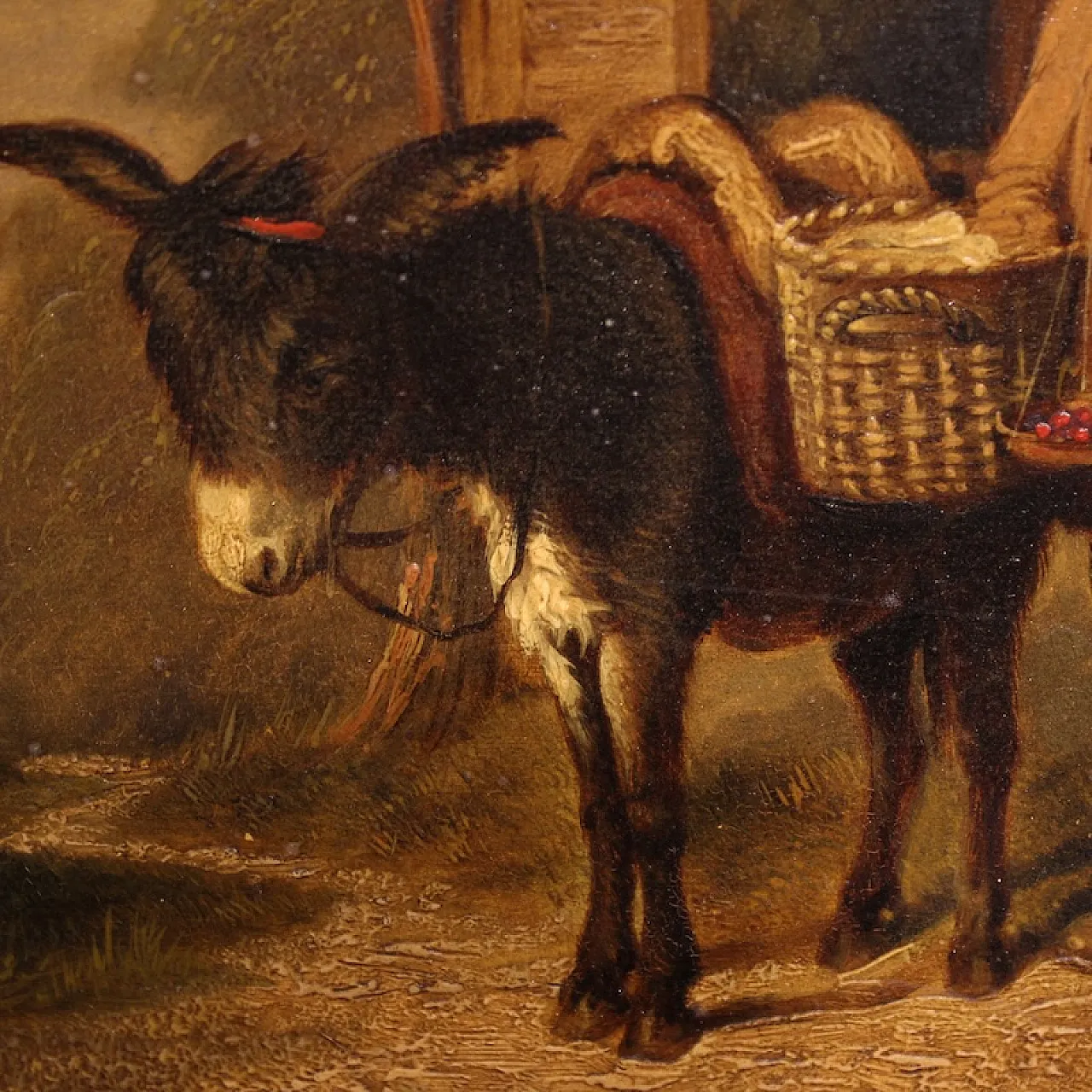 English country scene painting, 1866 10