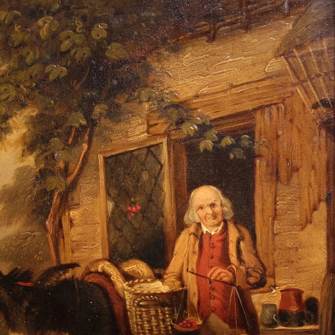 English country scene painting, 1866 14