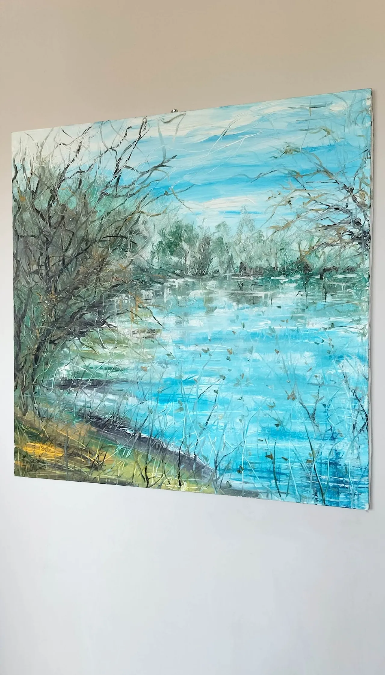 Material lake landscape by Tellaroli, 2000s 1
