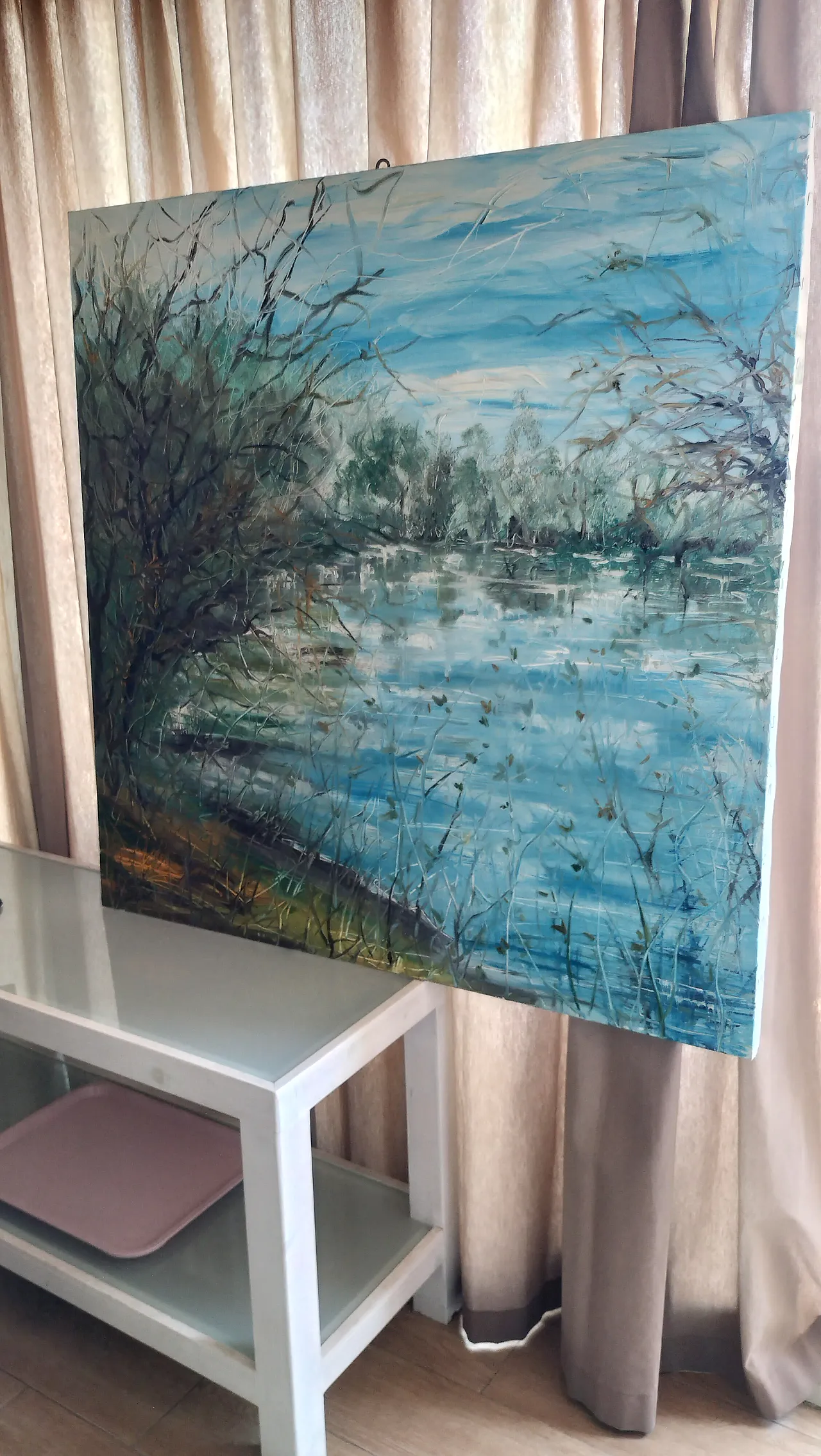 Material lake landscape by Tellaroli, 2000s 4