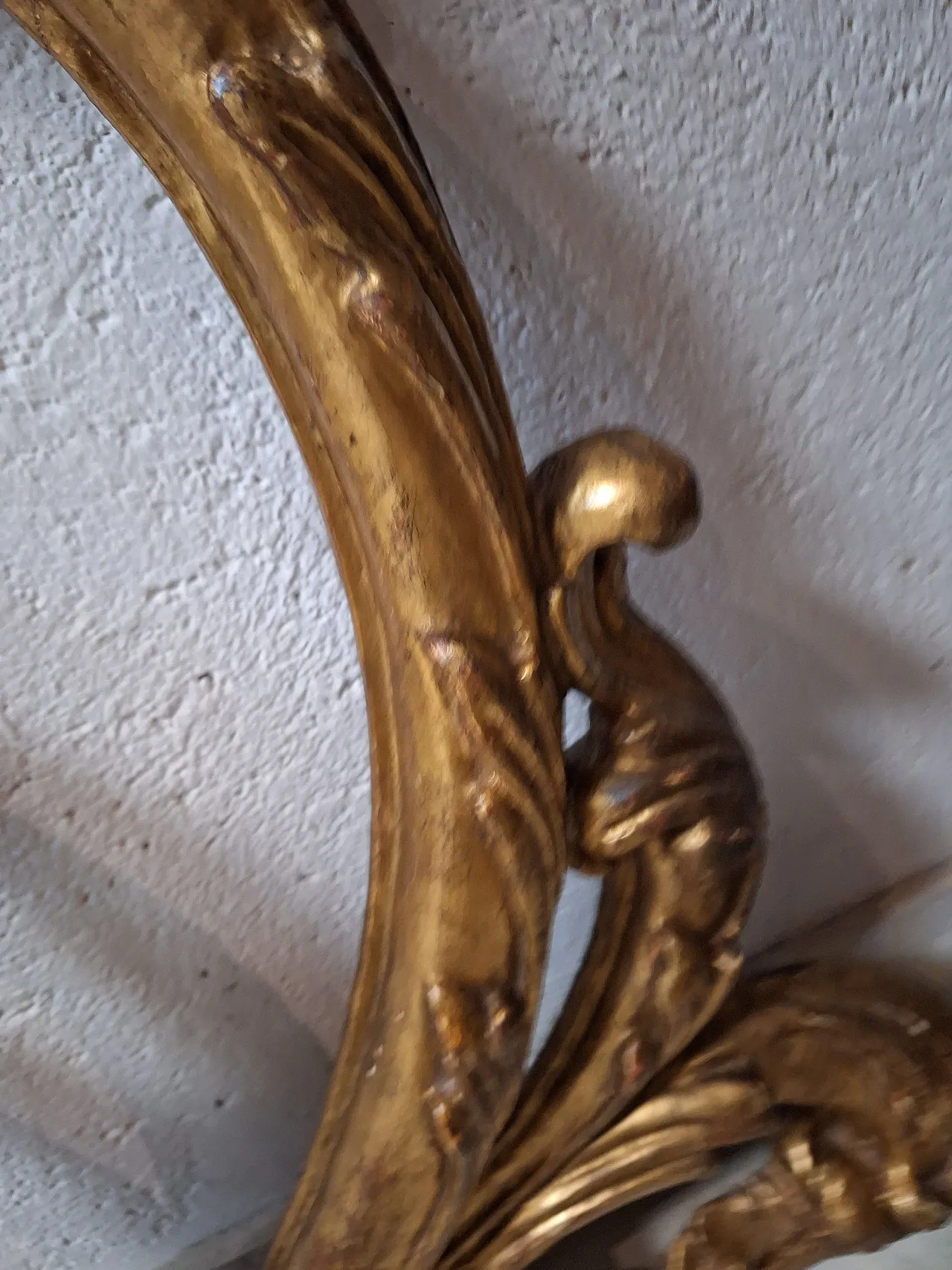 Baroque style headboard in carved and gilded wood, 19th century 21