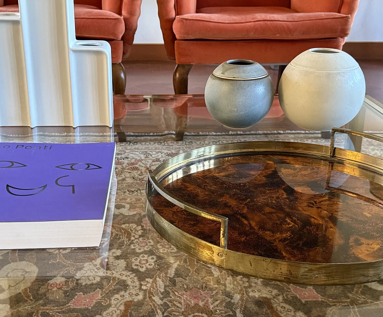 Pair of Mid-century Modern stoneware vases by Franco Bucci, 1960 8