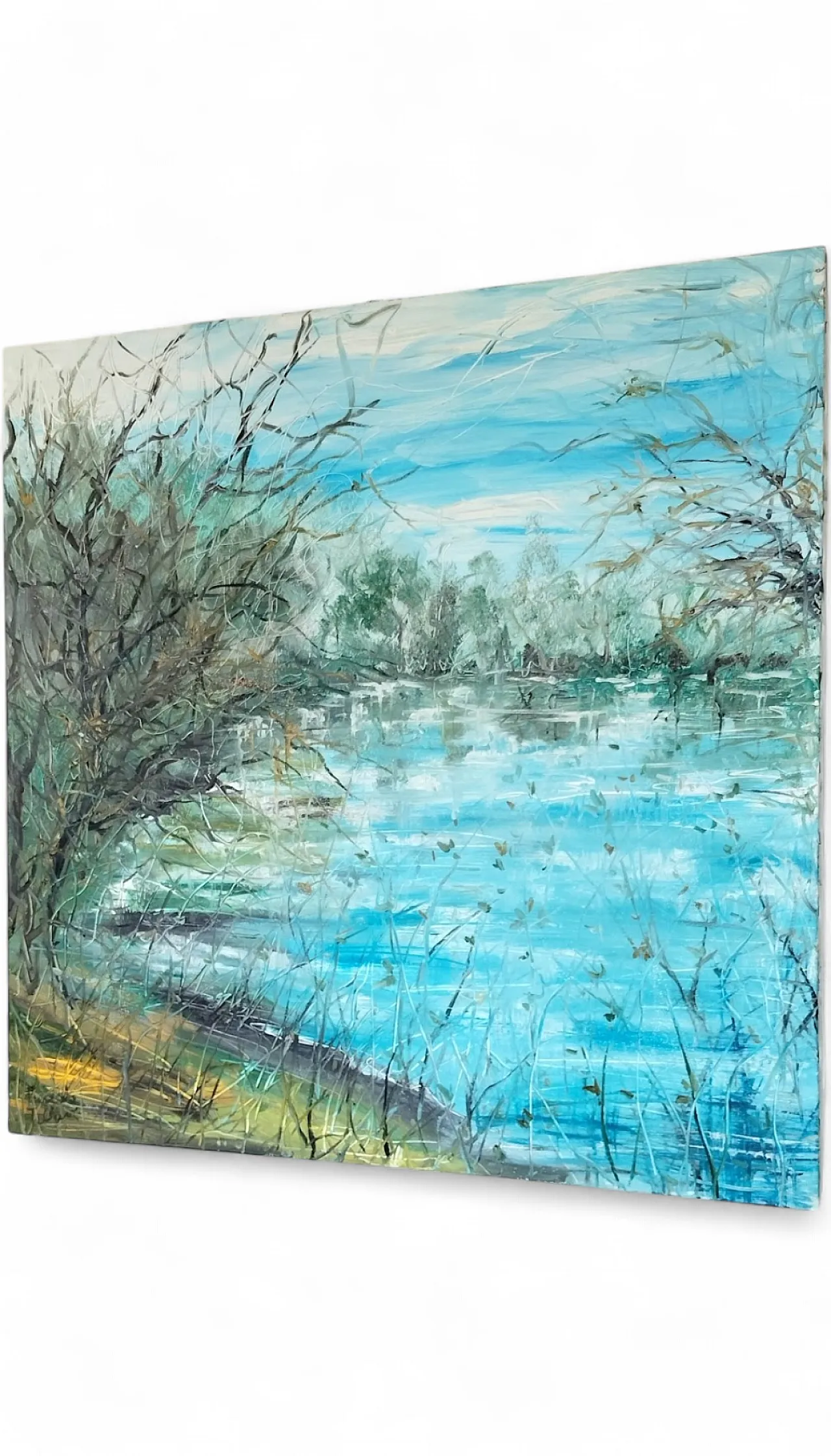 Material lake landscape by Tellaroli, 2000s 8