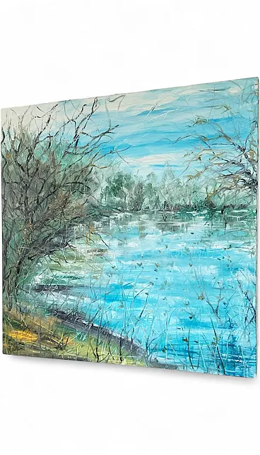 Material lake landscape by Tellaroli, 2000s