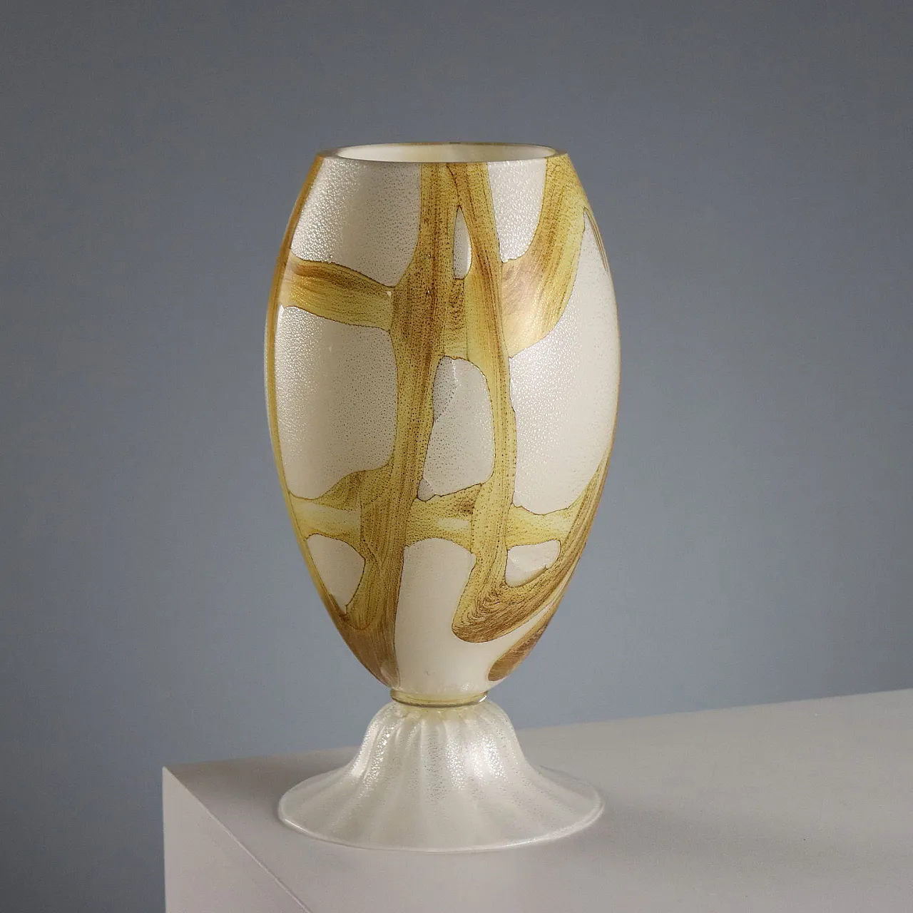 Vaso in vetro di Murano, metà '900 1