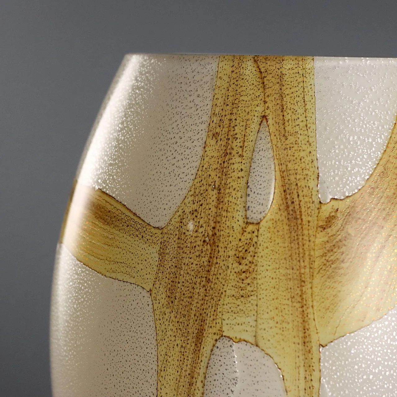 Vaso in vetro di Murano, metà '900 3