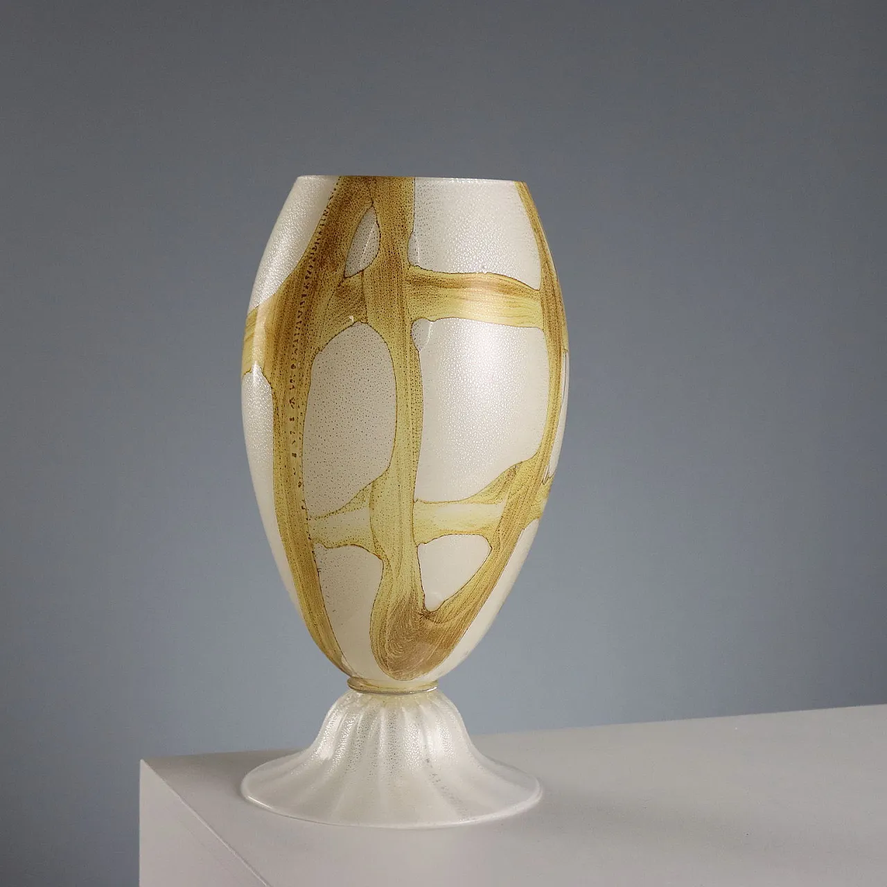Vaso in vetro di Murano, metà '900 4