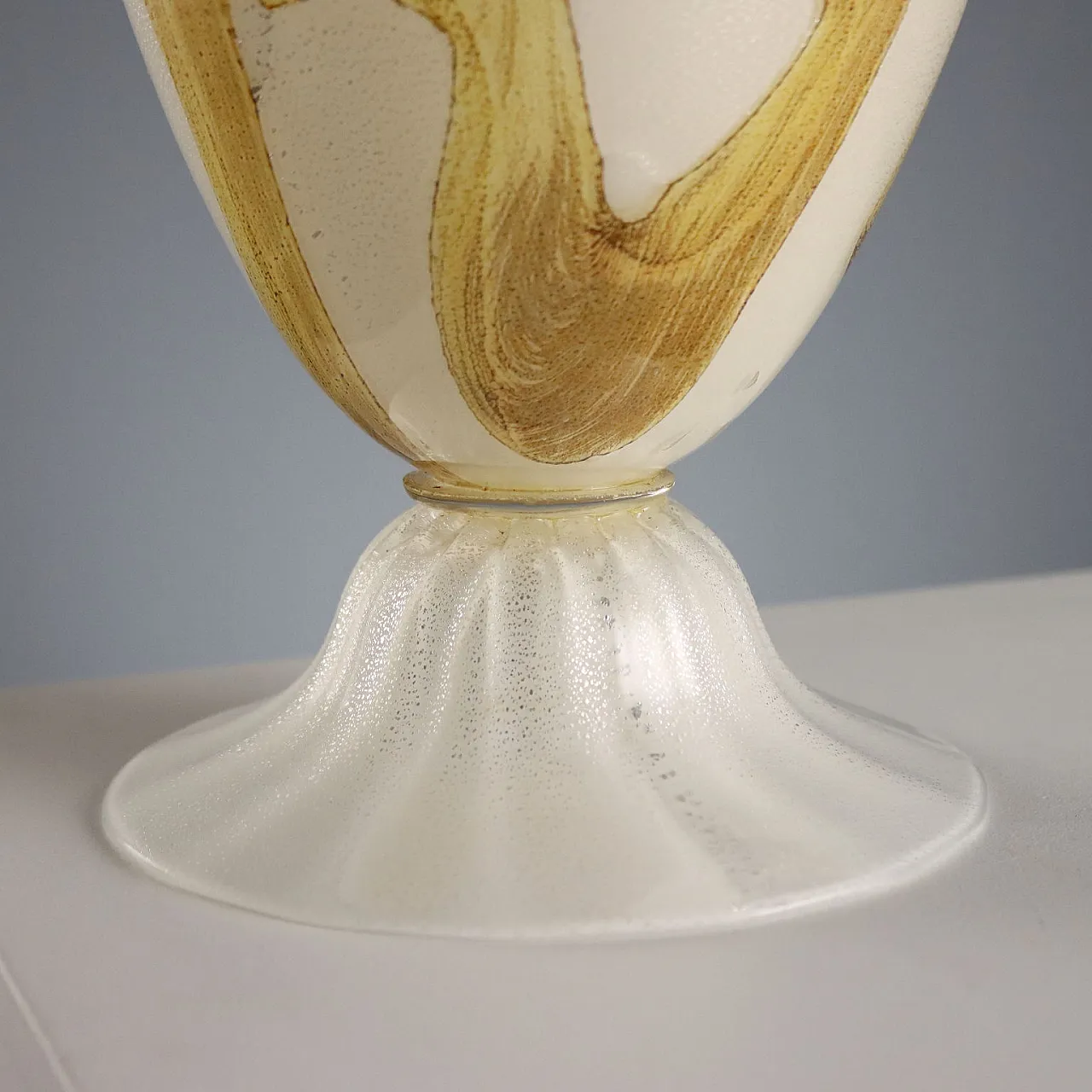 Vaso in vetro di Murano, metà '900 6