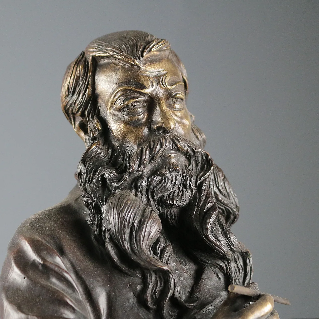 The Painter Meissonier, by Vincenzo Gemito, Chiurazzi Foundry, 20th c. 4
