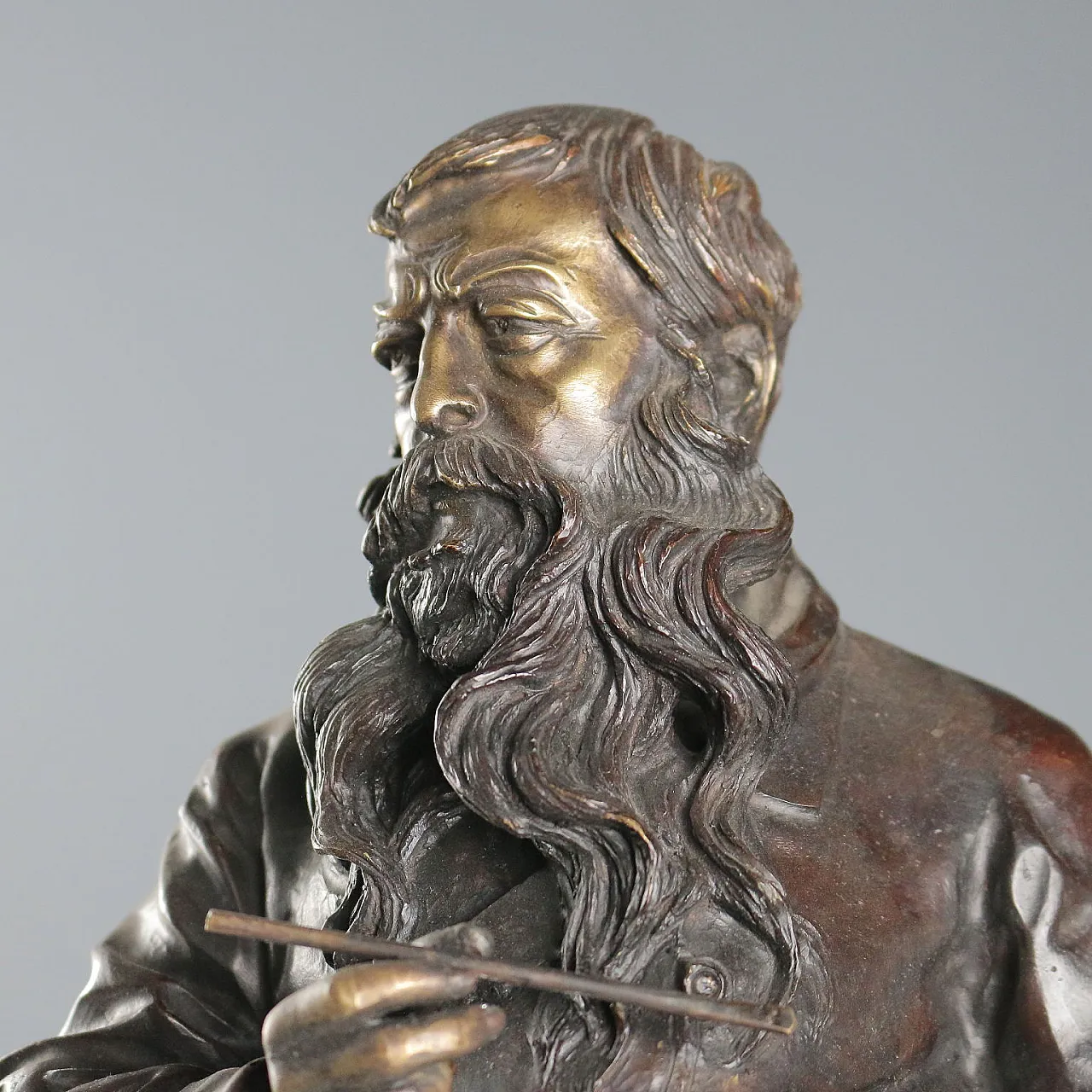 The Painter Meissonier, by Vincenzo Gemito, Chiurazzi Foundry, 20th c. 5