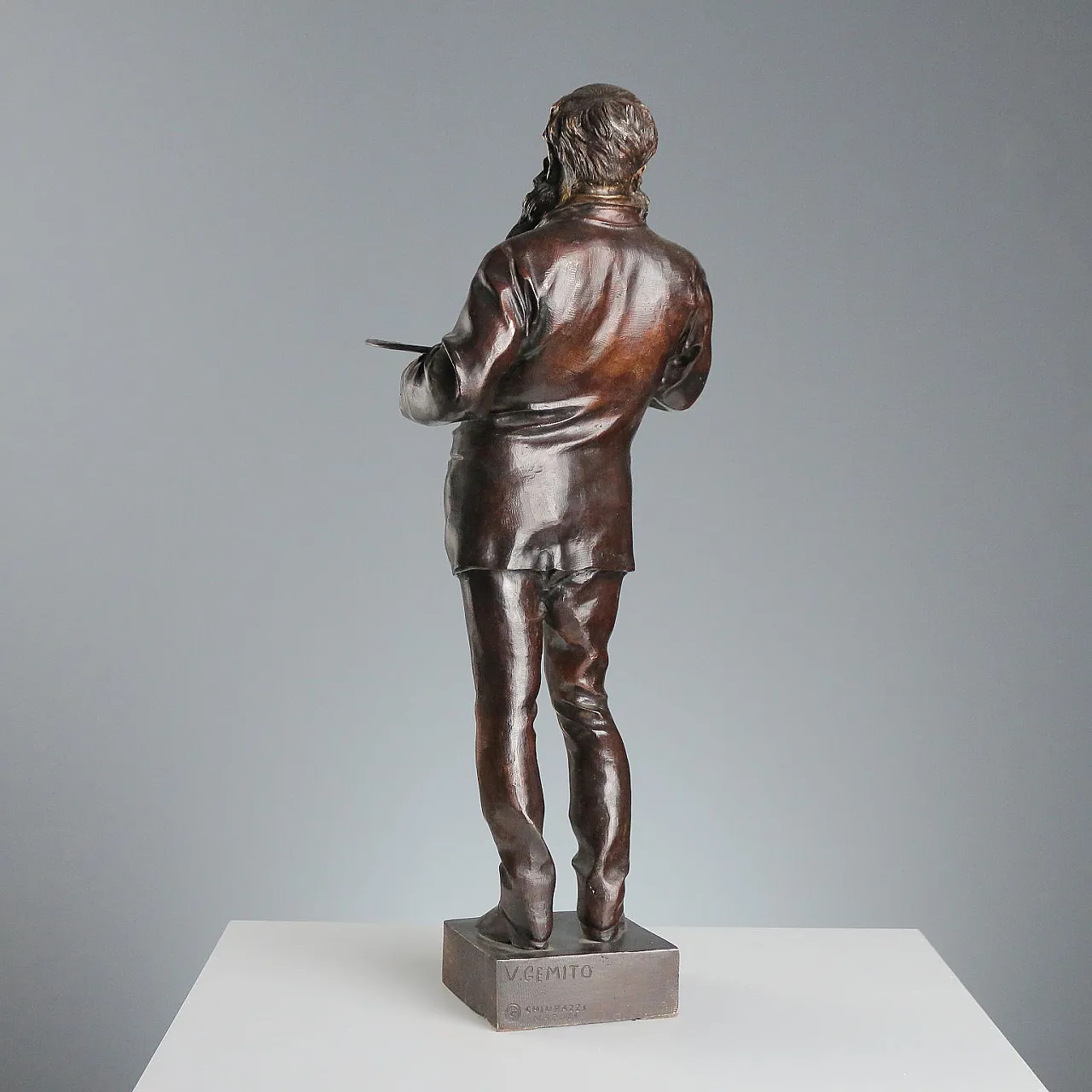 The Painter Meissonier, by Vincenzo Gemito, Chiurazzi Foundry, 20th c. 10
