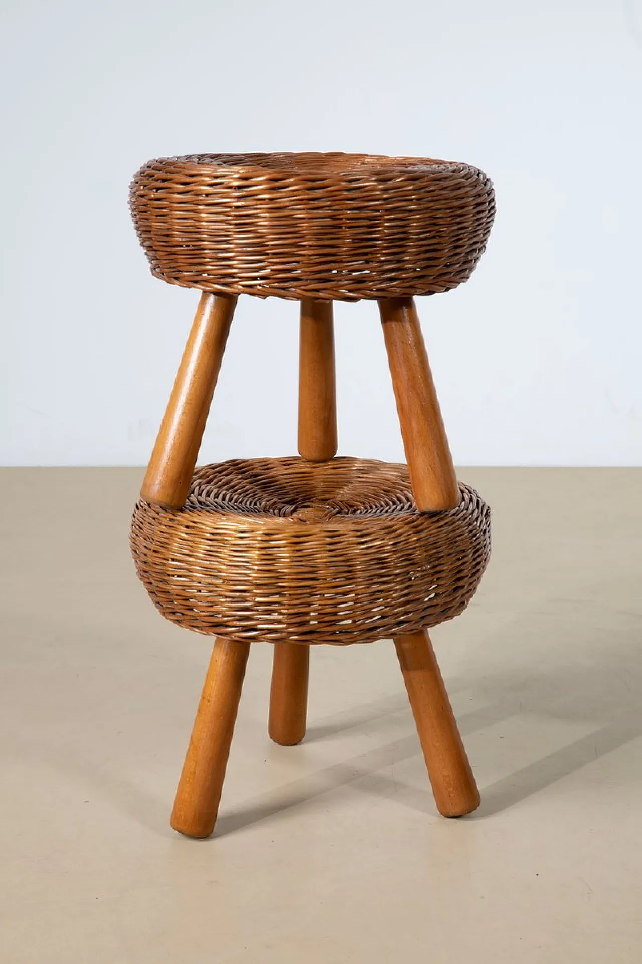 Pair of Mid-Century stools attributed to Tony Paul, 1950s 4