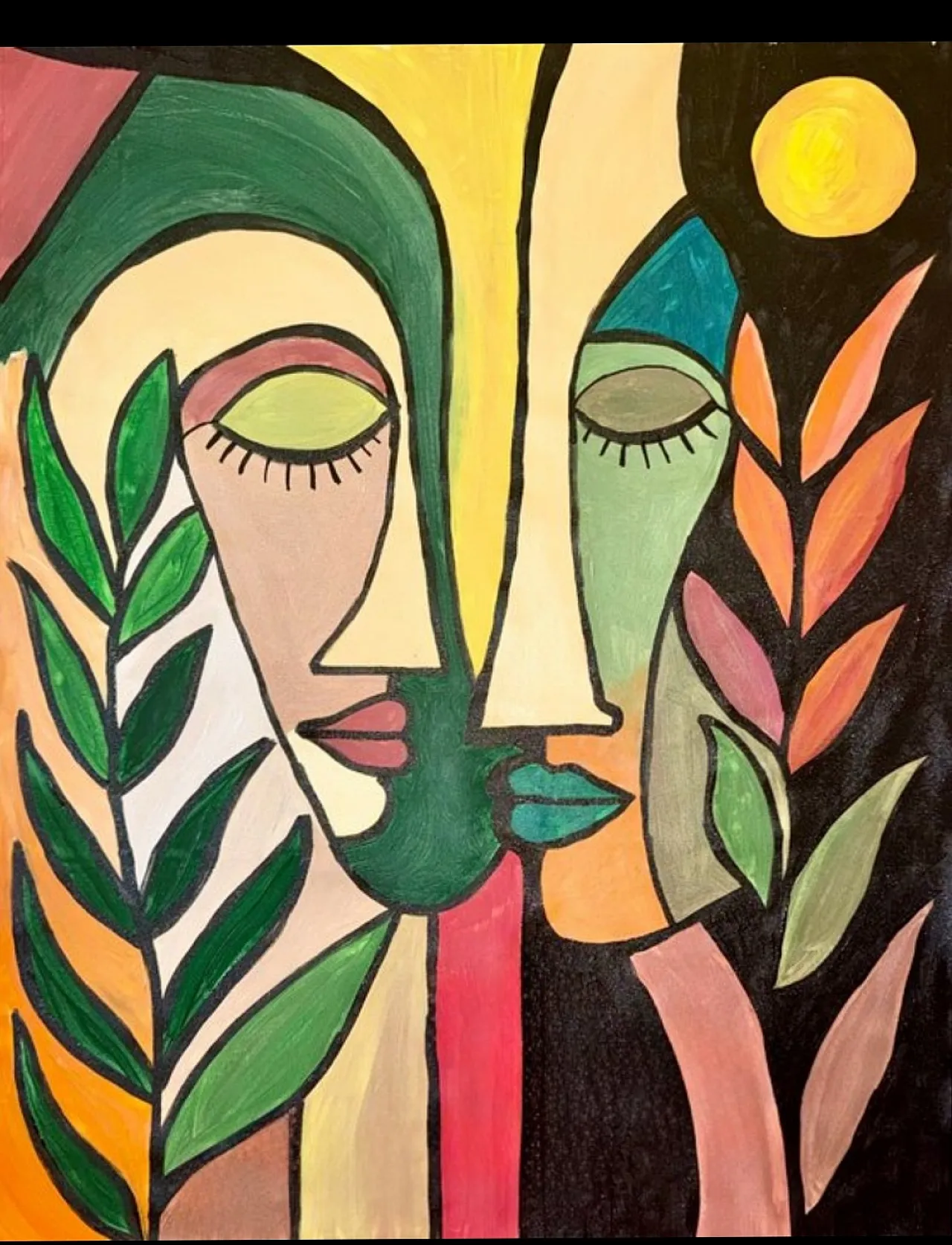 XXL acrylic painting on canvas by Emanuela Pecchia, 2000s 25