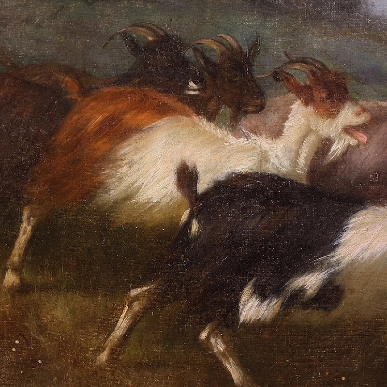 Pastoral genre scene painting, 19th century 13